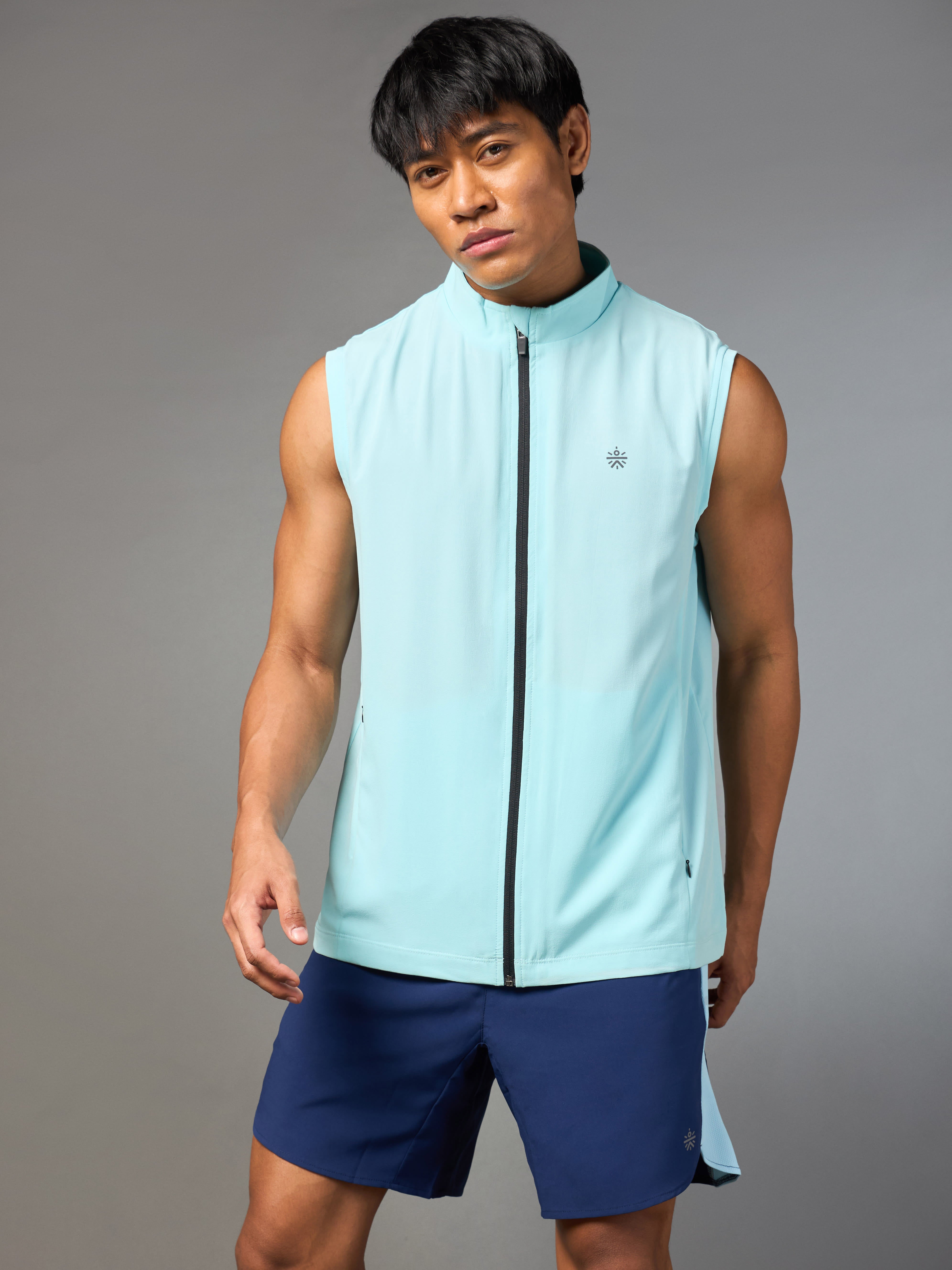 Dawn to Dusk SkyBlue Running Gillet