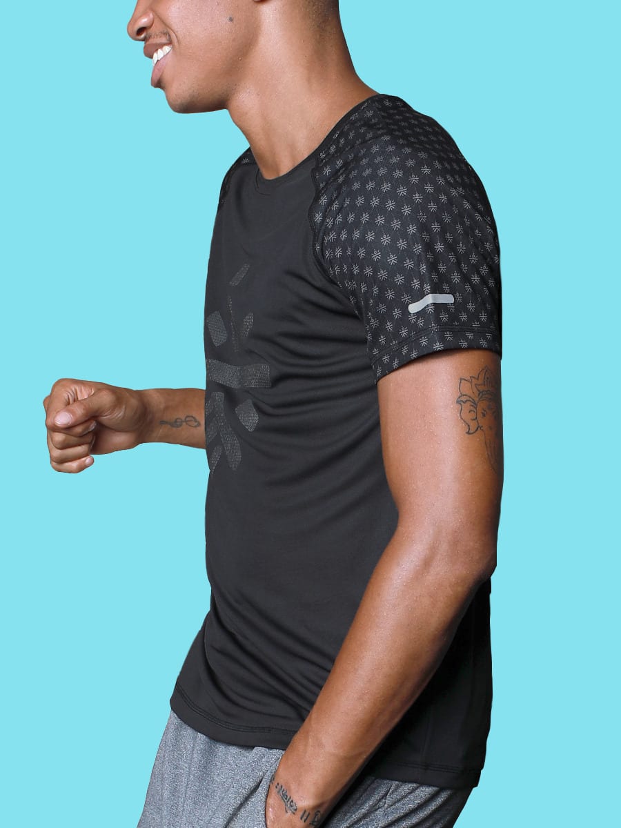 Men Insignia Black Training Tee