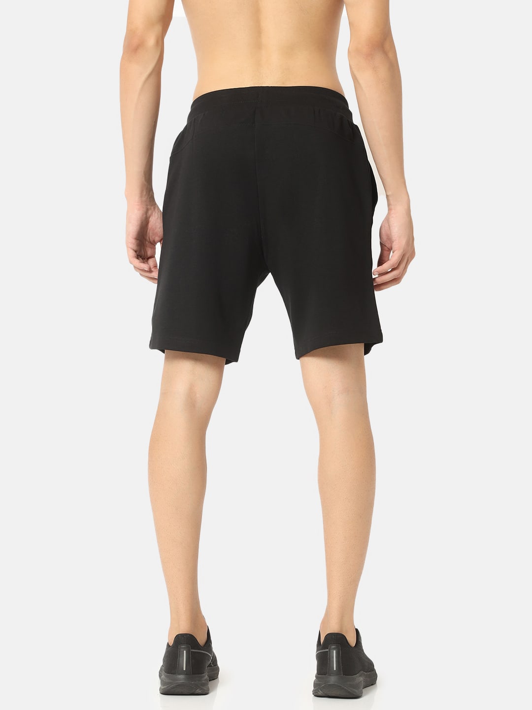 Graphic Print Shorts with Side Pockets