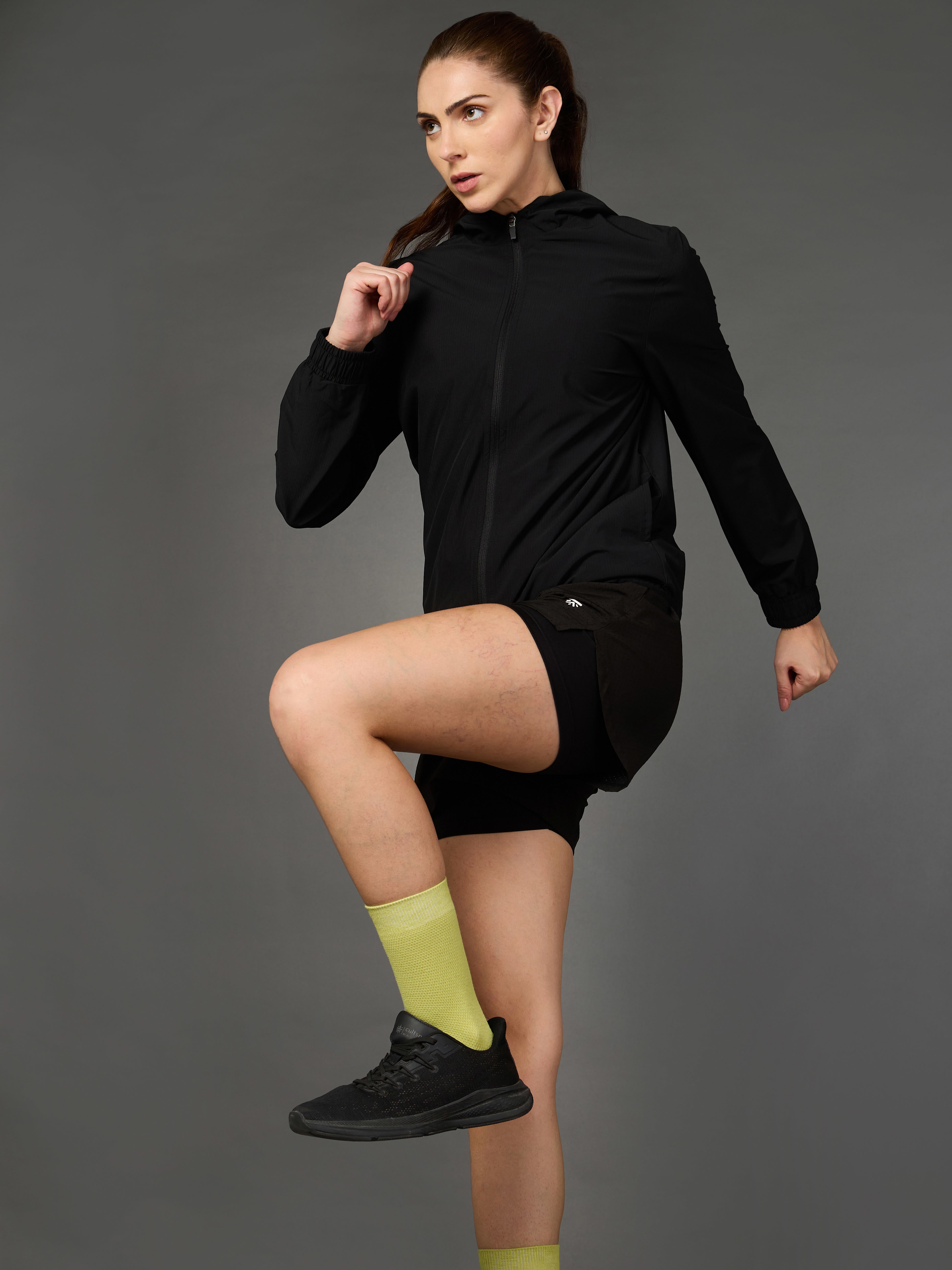 Wind Breaker Black Jacket