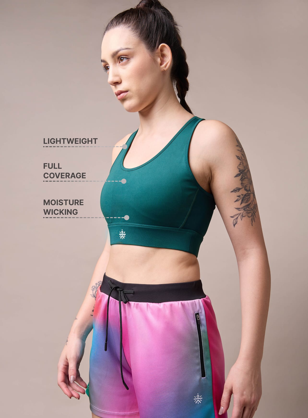 Cross Back Medium Support Bra