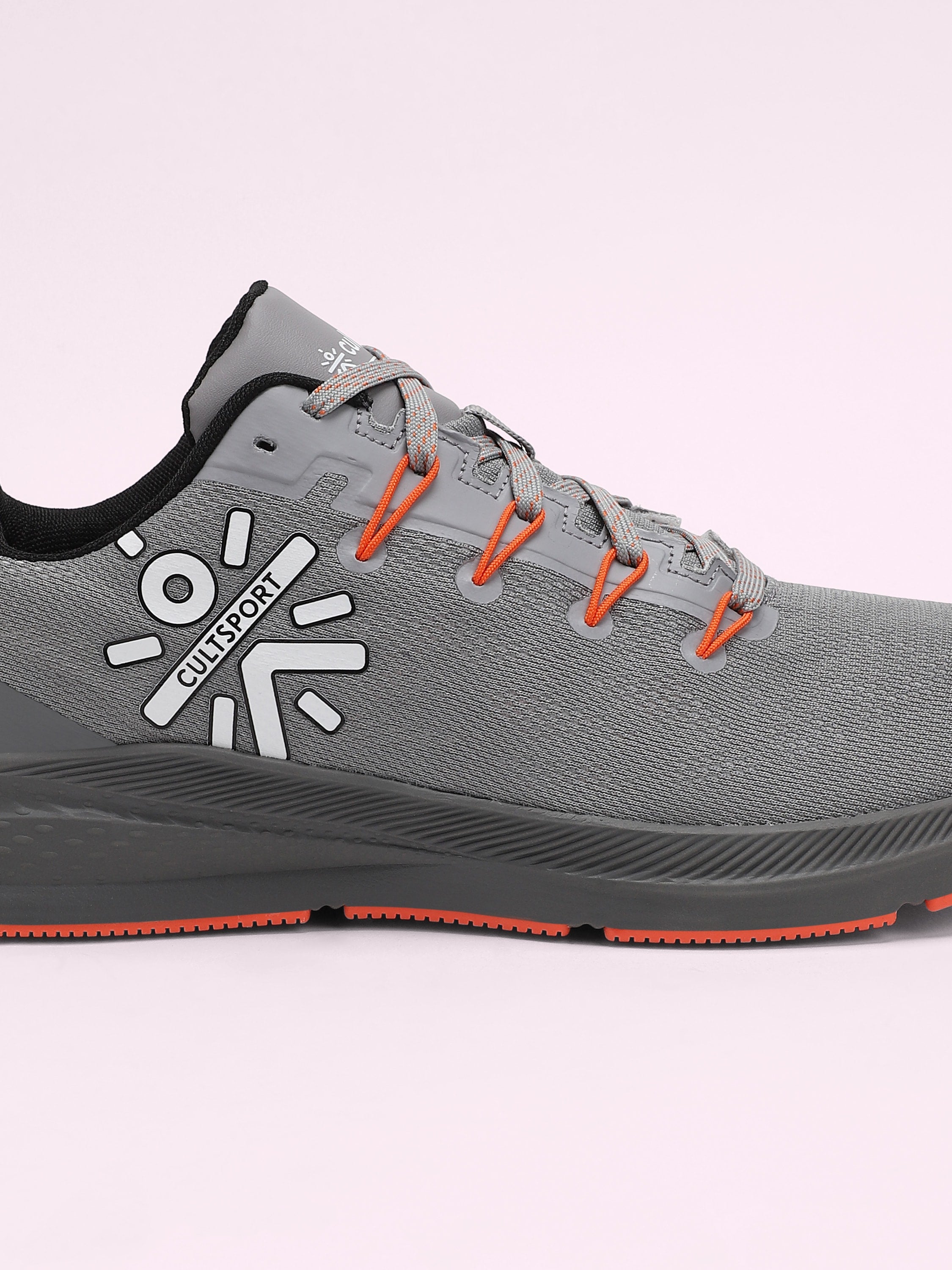 cult Firebird Men Running Shoes - Grey/Orange