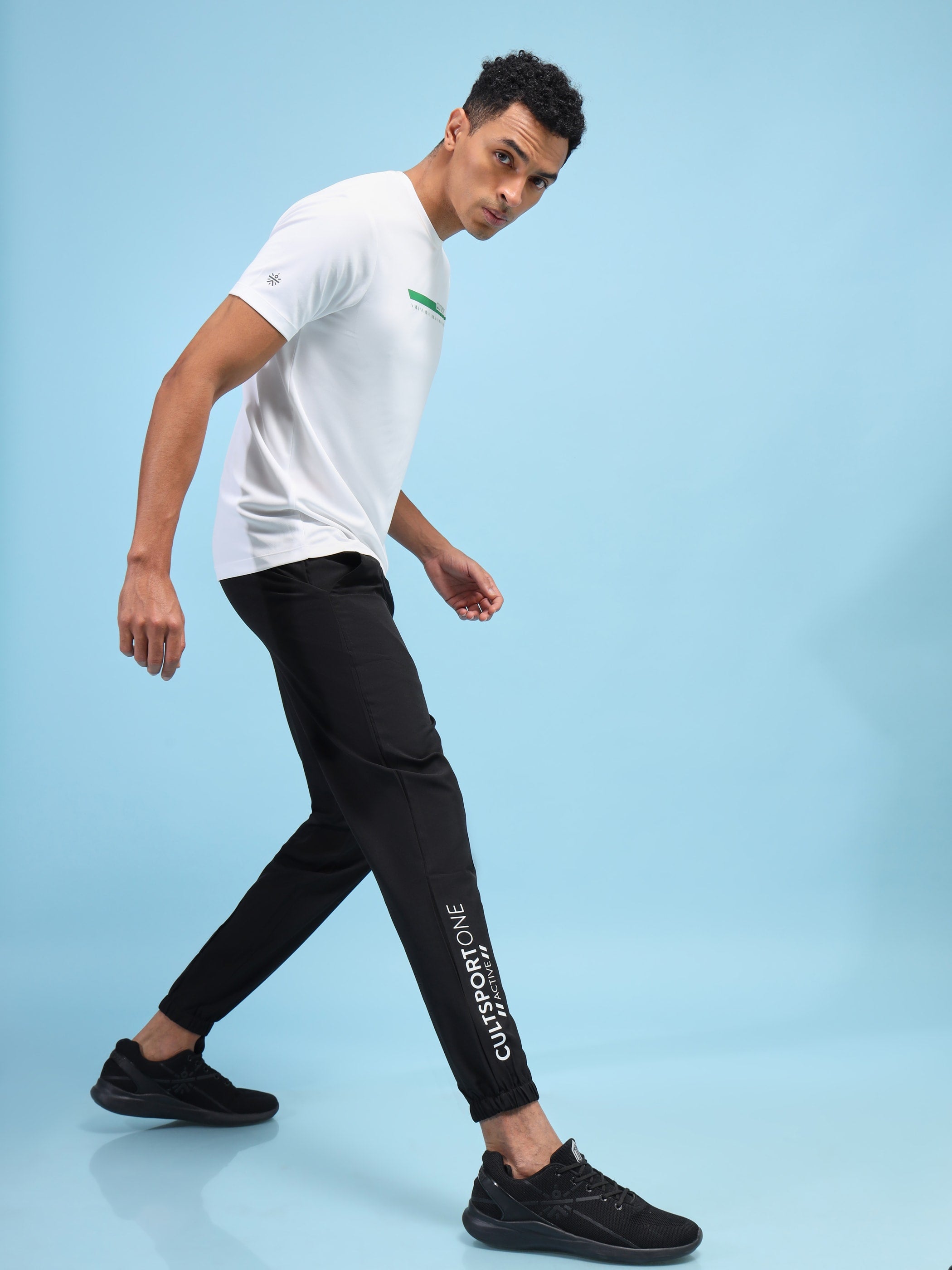 Graphic Print Performance Joggers