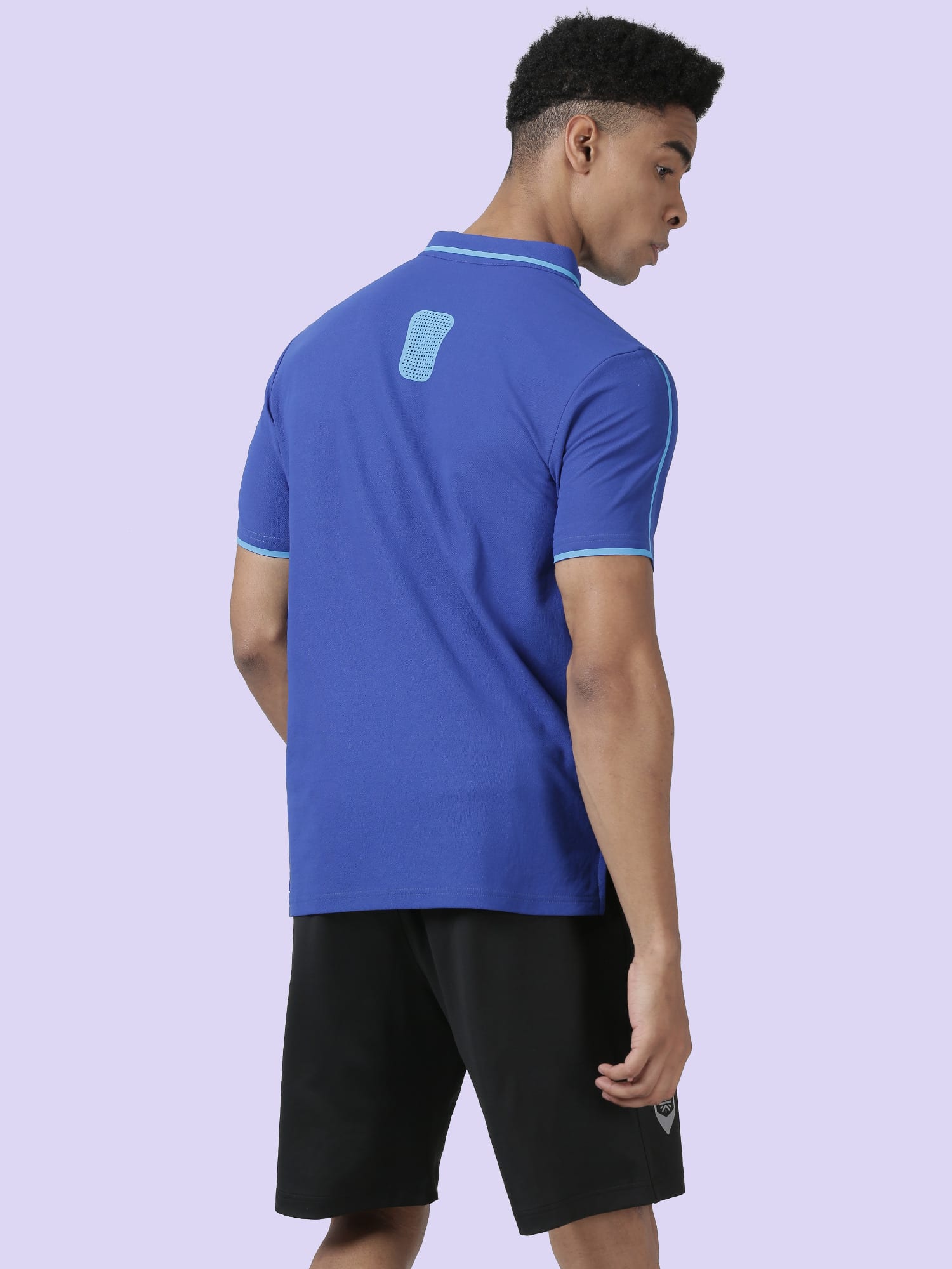 Blakout Sleek Blue Relaxed Polo