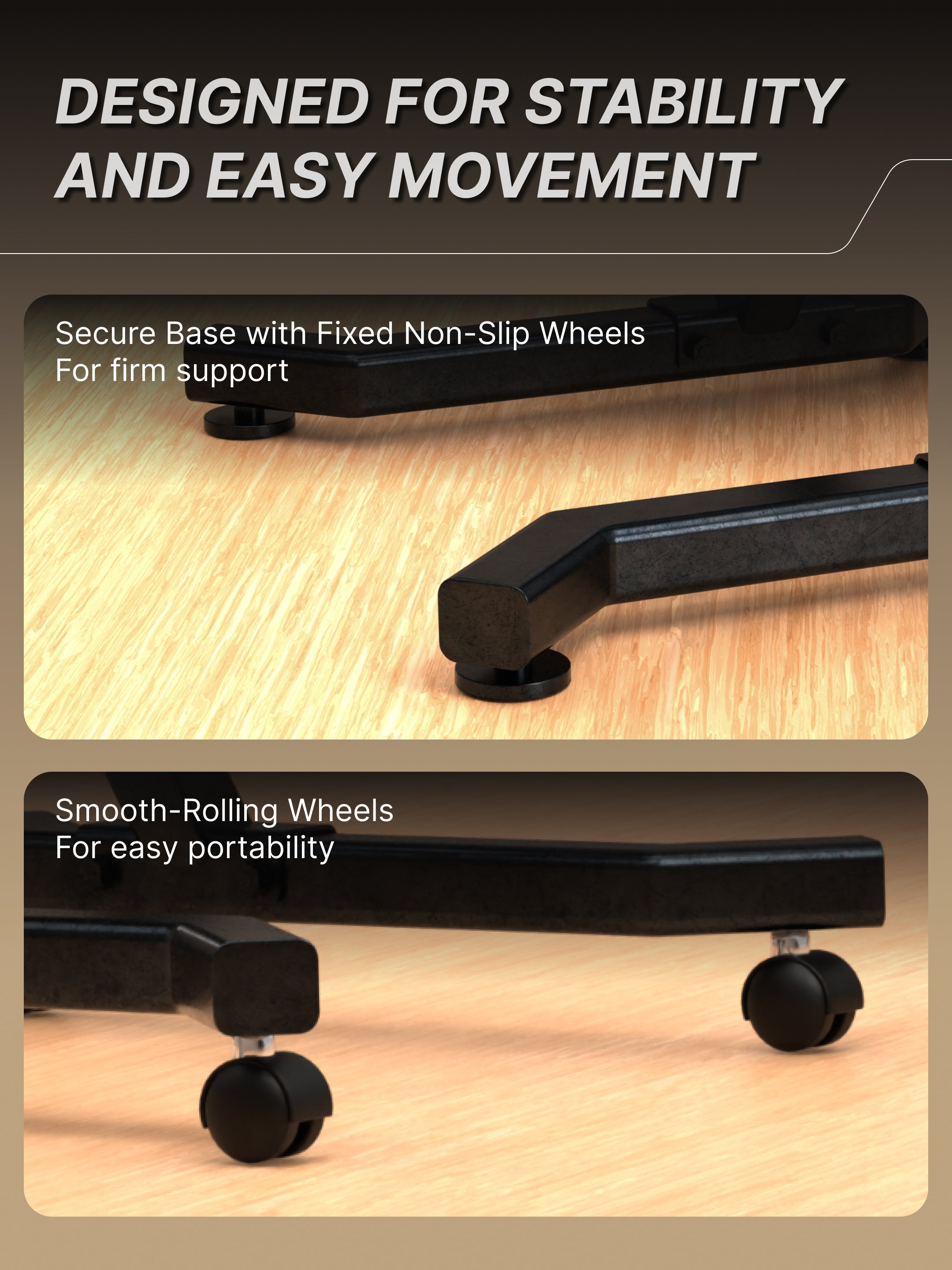 Cult Dumbbell Stand | 100 KG Weight Capacity | With Wheels & Tablet Holder | Protected Edges | Compact Home Gym Storage (6 Months extended Warranty only on Cultstore.com)