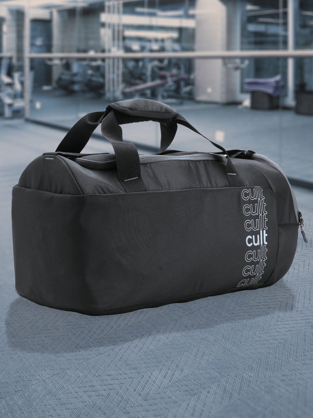 Cult Premium Training Start Kit with Resistance Band set of 3, Skipping Rope Red, Gallon Bottle 2.2 L Black & Duffle bag 35 L