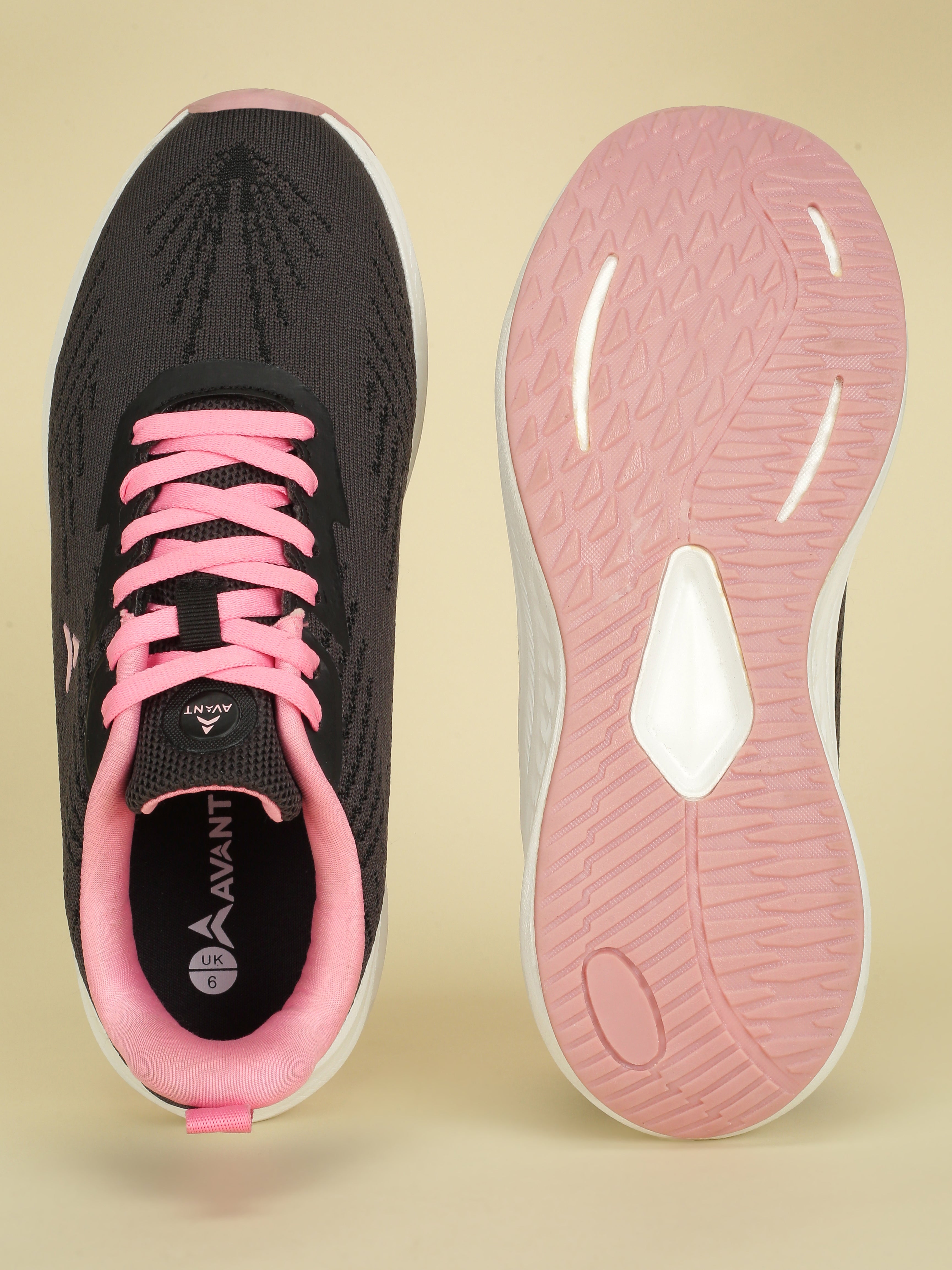 Avant Women's PaceX Casual Shoes - Black/Pink