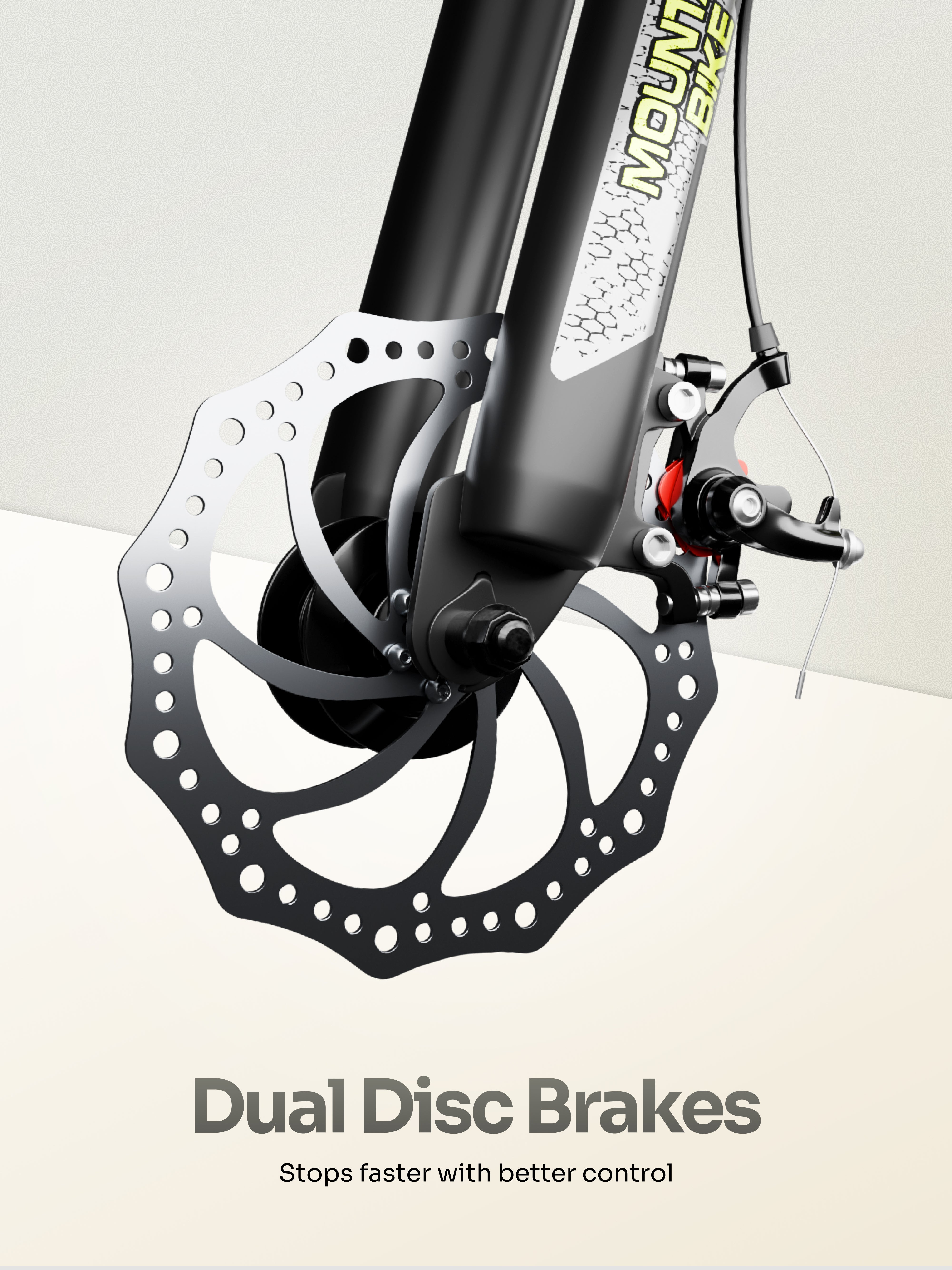 Galaxy Max Mountain Bike Steel 7 Speed Cycle 27.5 inch Tyre, Green With Front Suspension, Single Wall Rim and Dual Disc Brakes Ideal For 5.2 ft to 6 ft