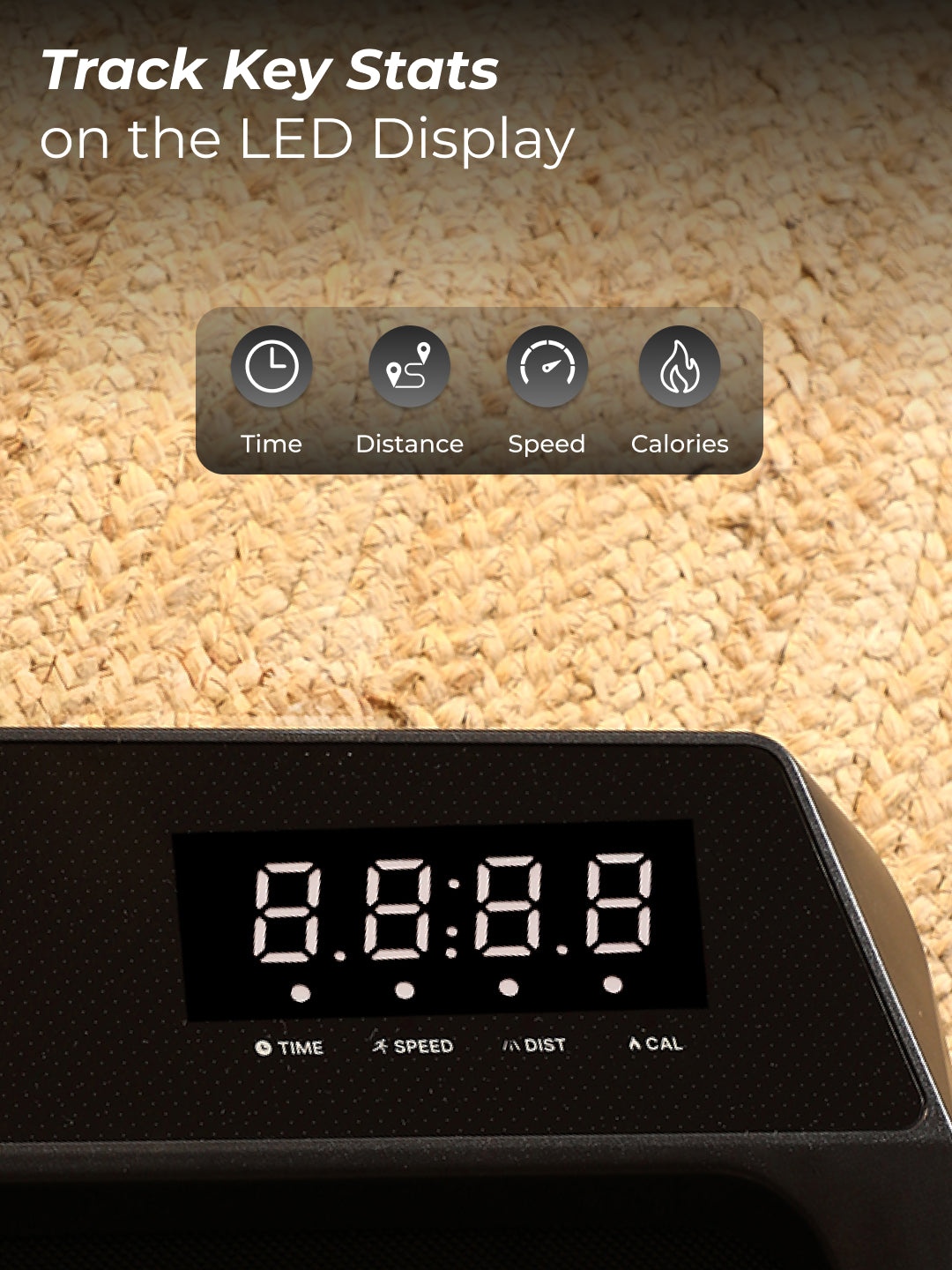 Cult Walking pad Prime 3.5HP Peak DC Motorized Treadmill | Max Speed-10kmph | Max Weight-100kg | Walking Pad for Home Use (with 6 months extended warranty)