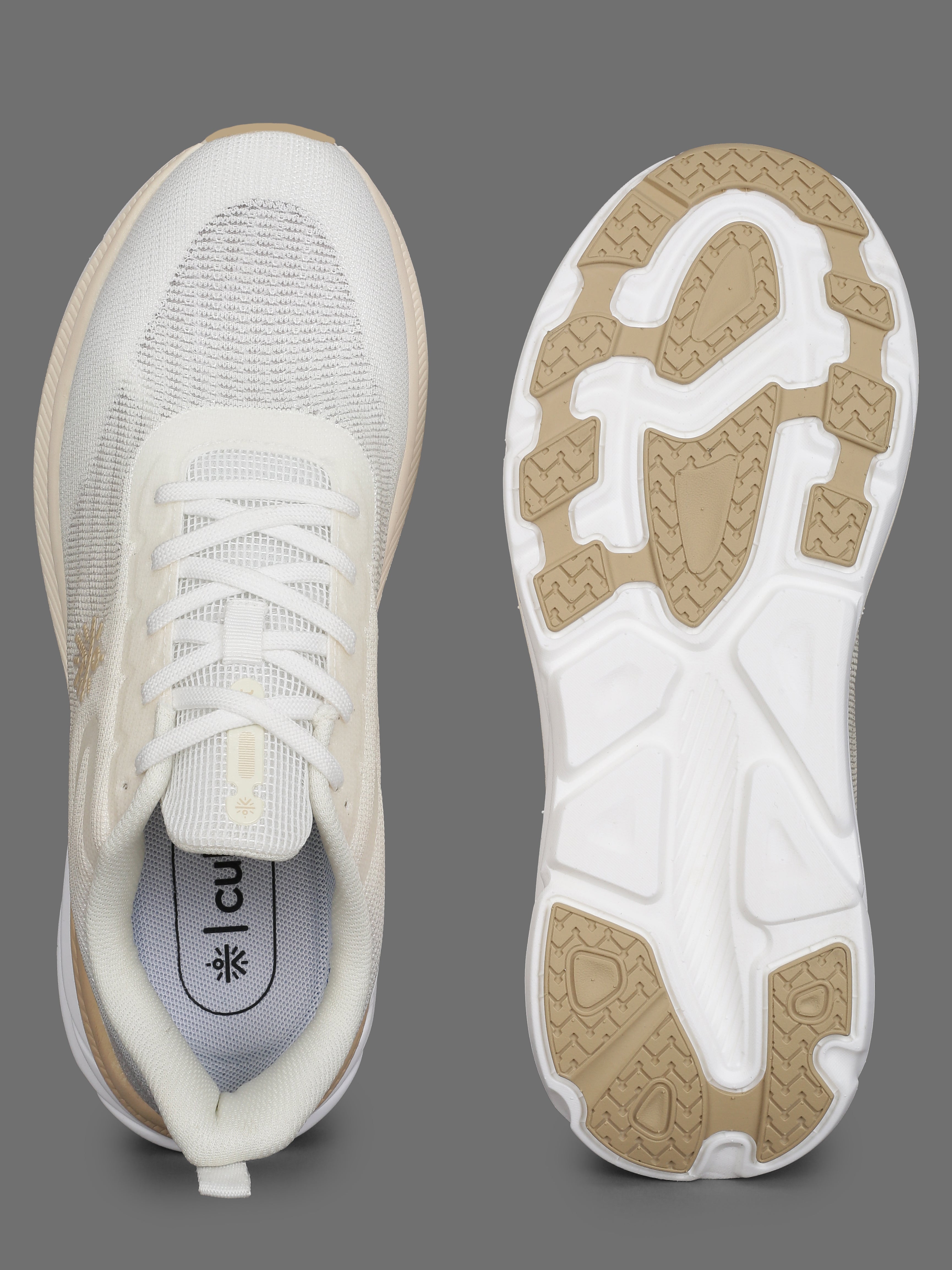 cult Unisex Nebula Running Shoes - Beige