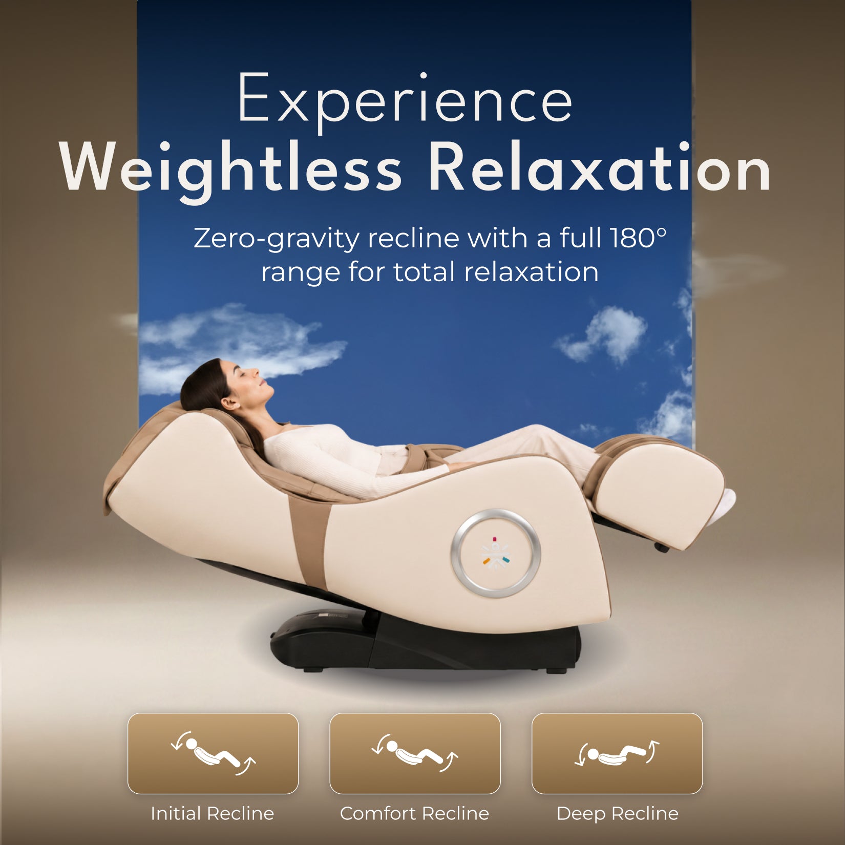Cult Nova Massage Chair| SL-Track Full Body Massage Chair | Zero Gravity Recliner | Airbag Compression | Heating for Waist & Calves | Bluetooth Speakers