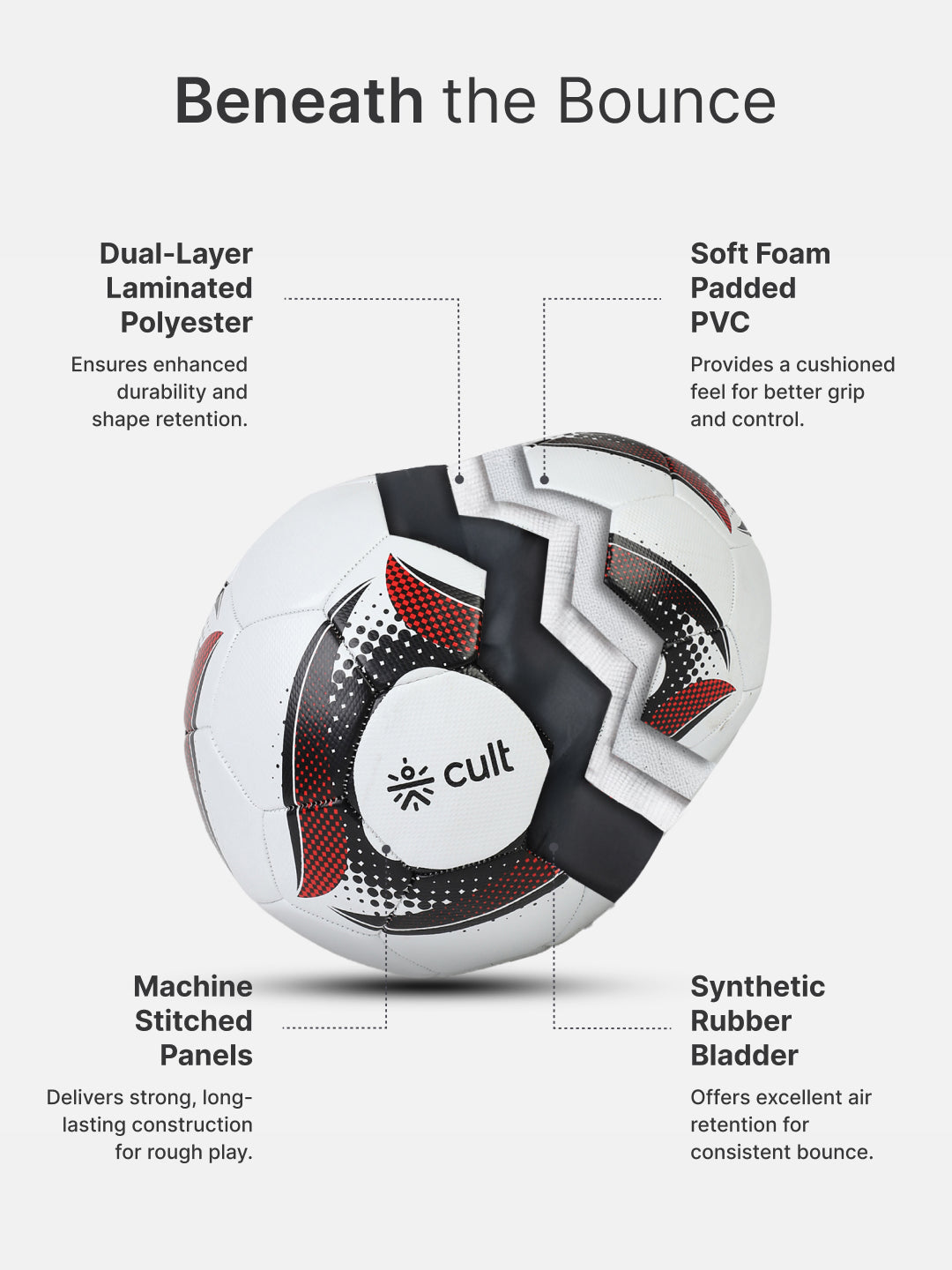 cult Football MS Glider Red 32P