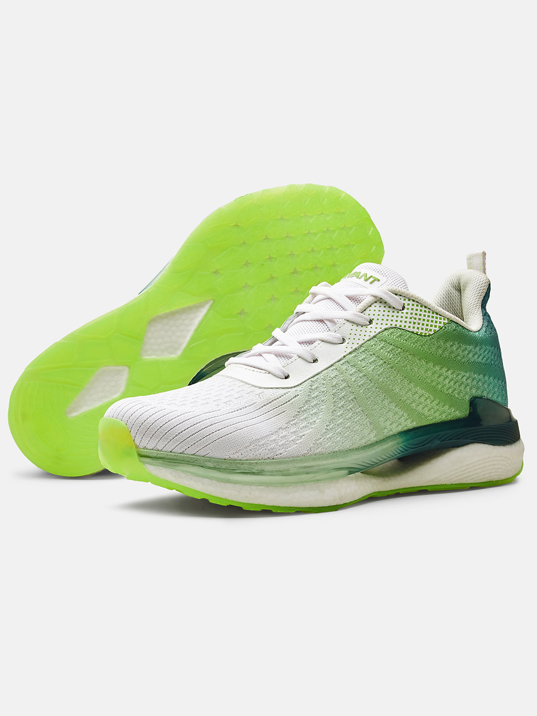 Avant Men's Rainbow Casual Shoes-Green/White