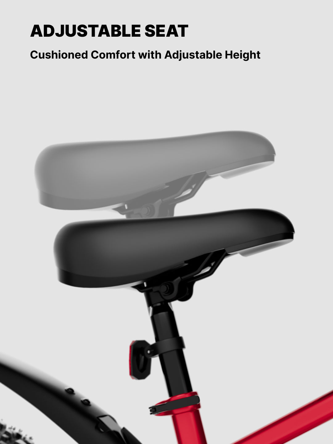 Cult Phoenix 29 inch Steel Mountain Bike with Dual Disc Brake and Front Suspension, Red