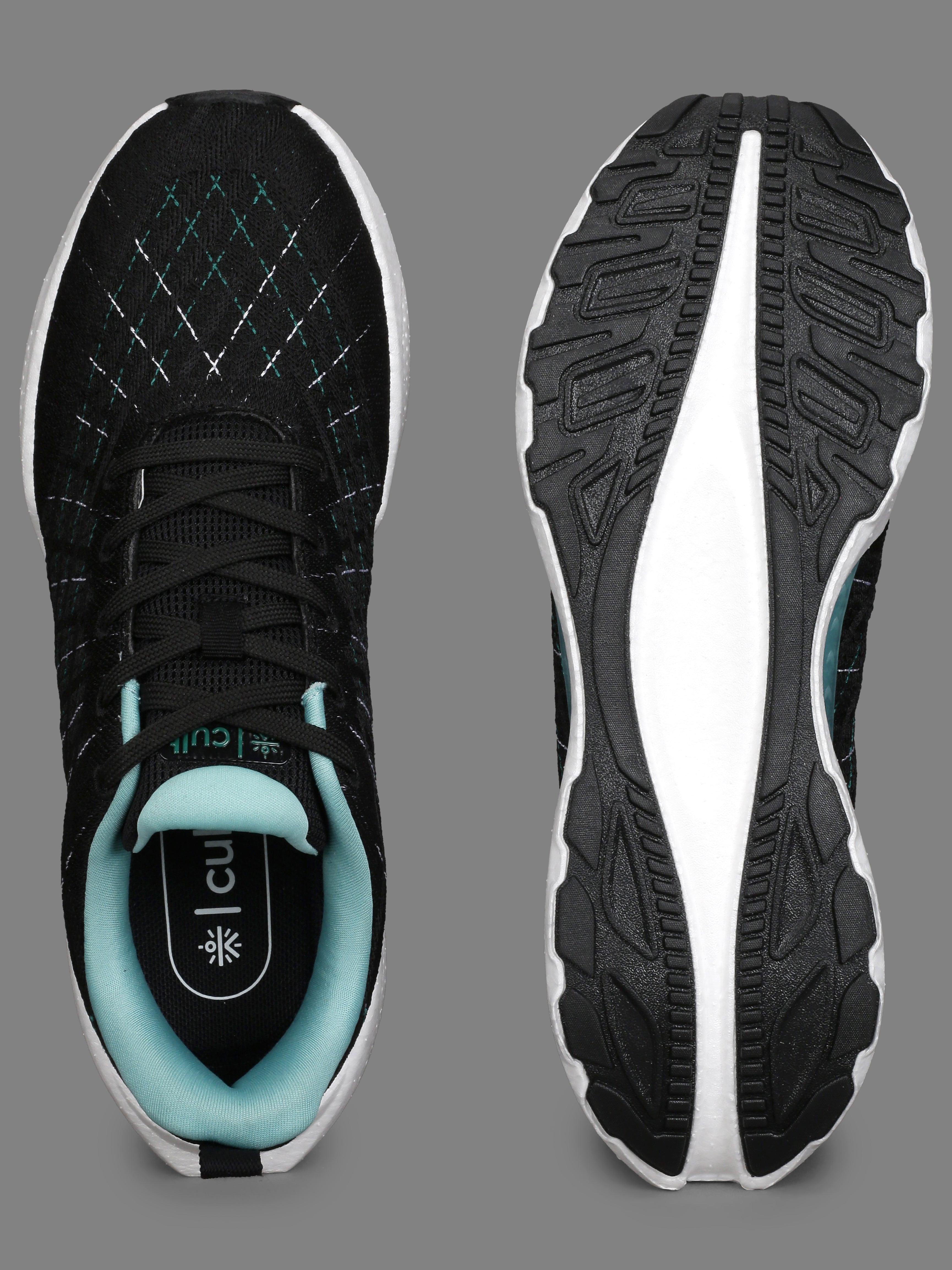 cult Men's MeshBlaze Walking Shoes - Black