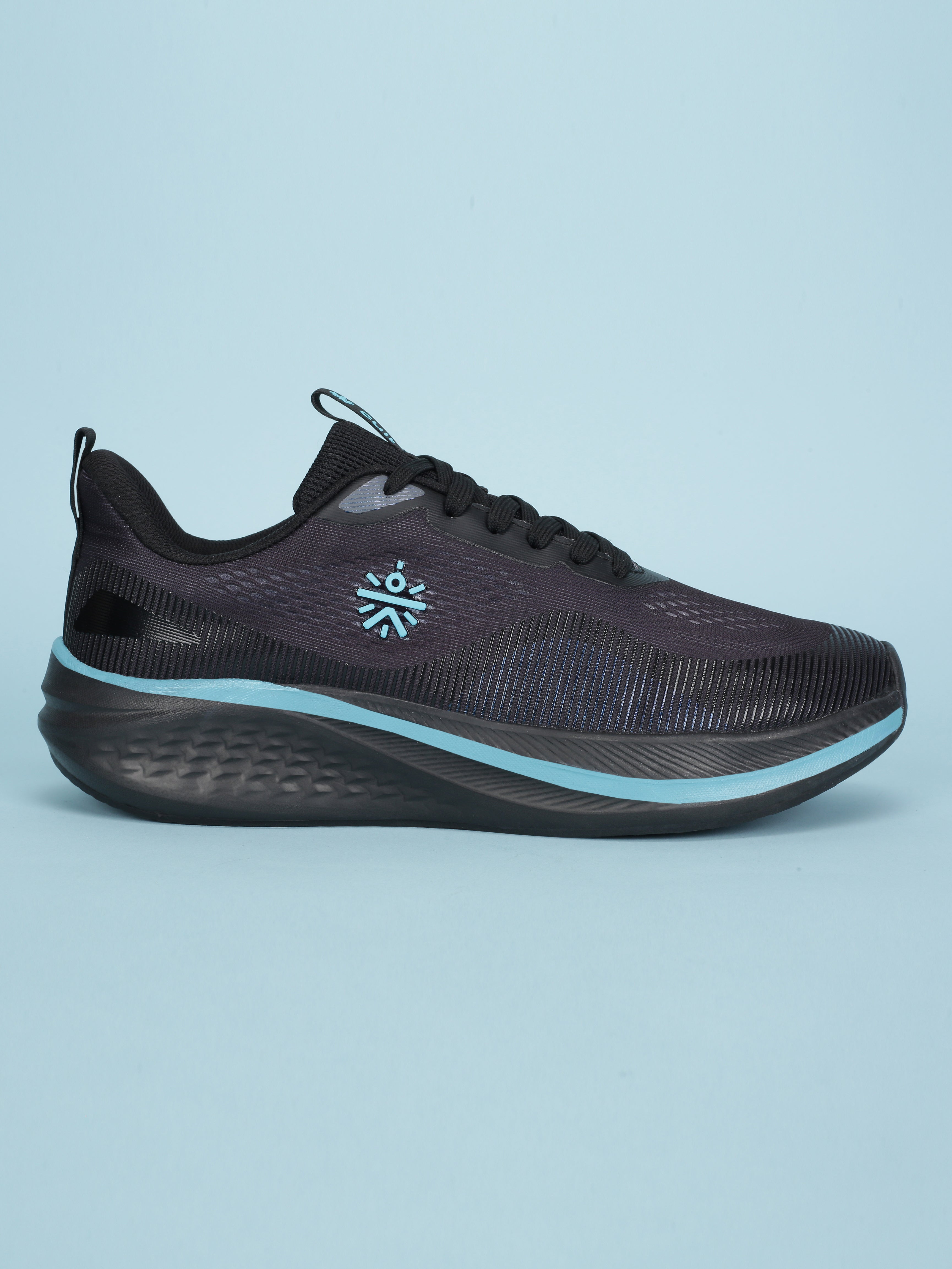 Cult Men's Typhon Running Shoes - Black/Turquoise