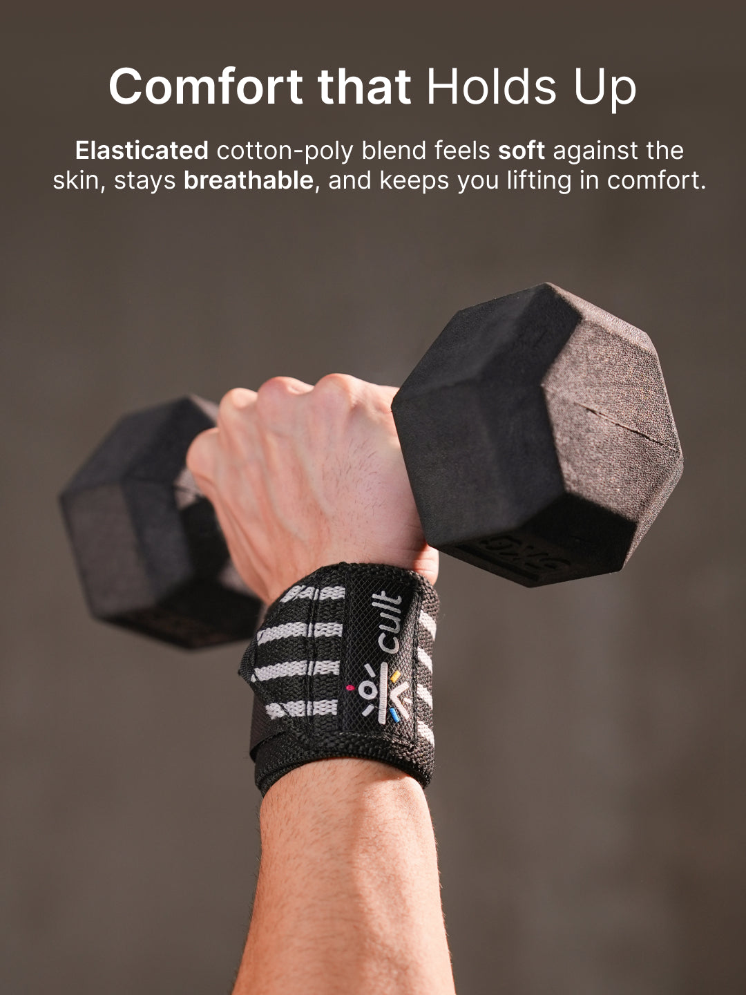 cult Neo Wrist Wrap 19" Black
