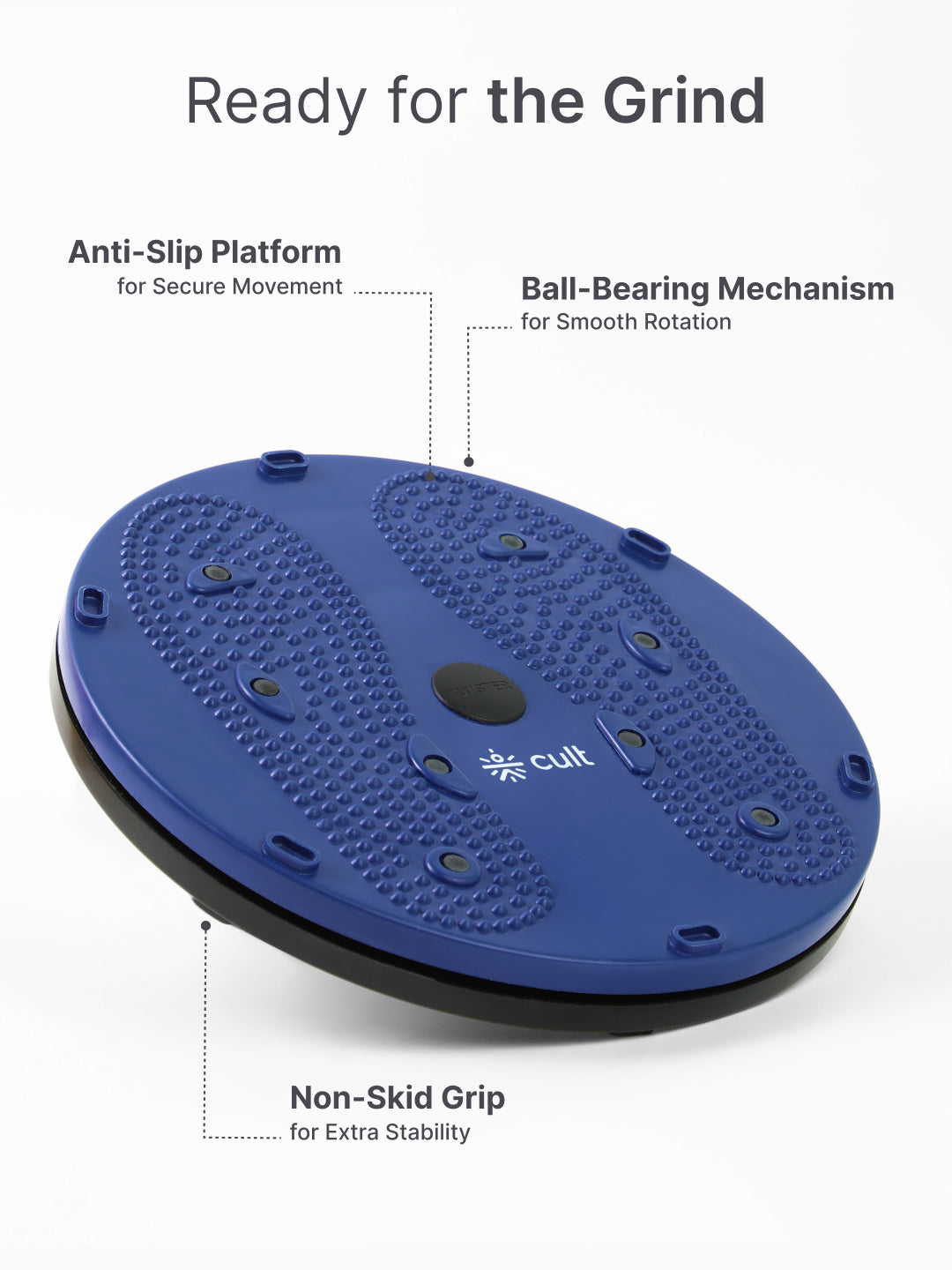 cult Tummy Twister Blue Unisex