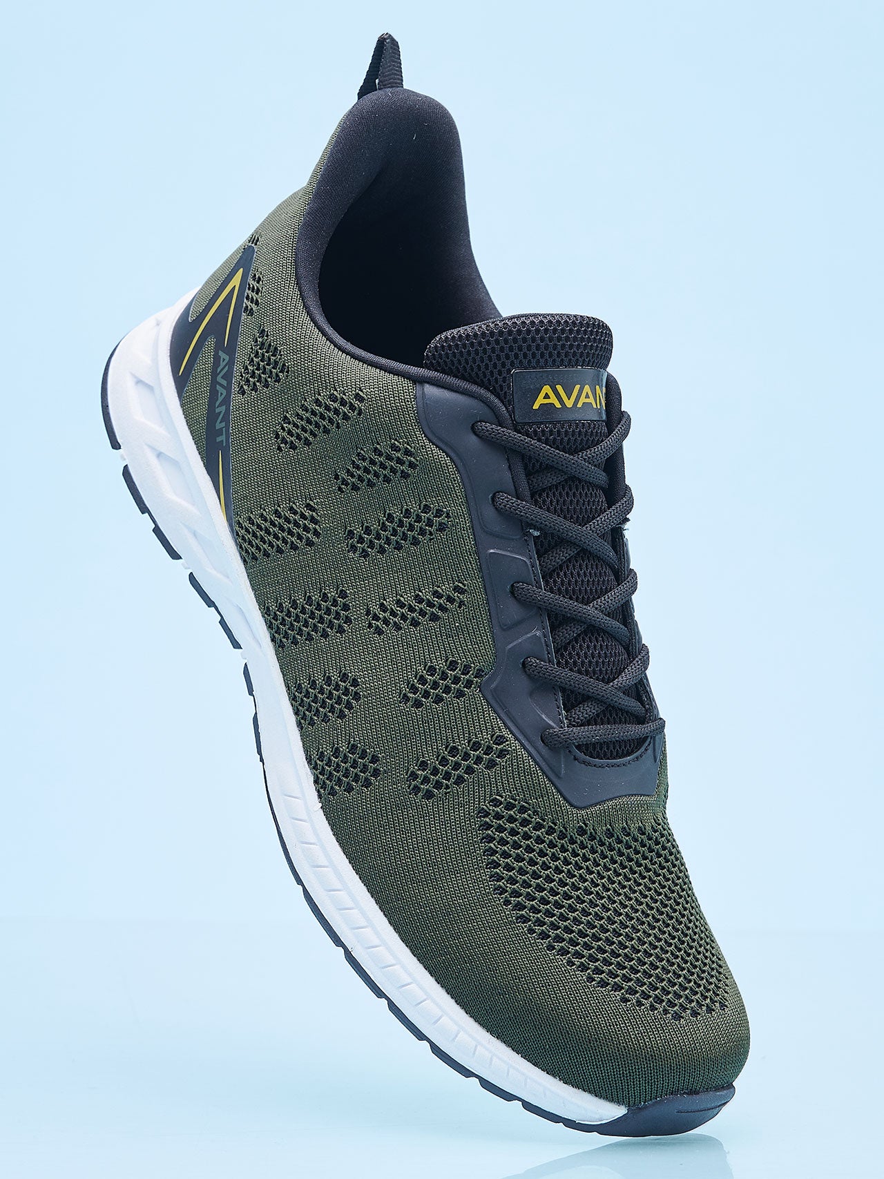 Avant Men's Hurricane Casual Shoes - Army Green/Black