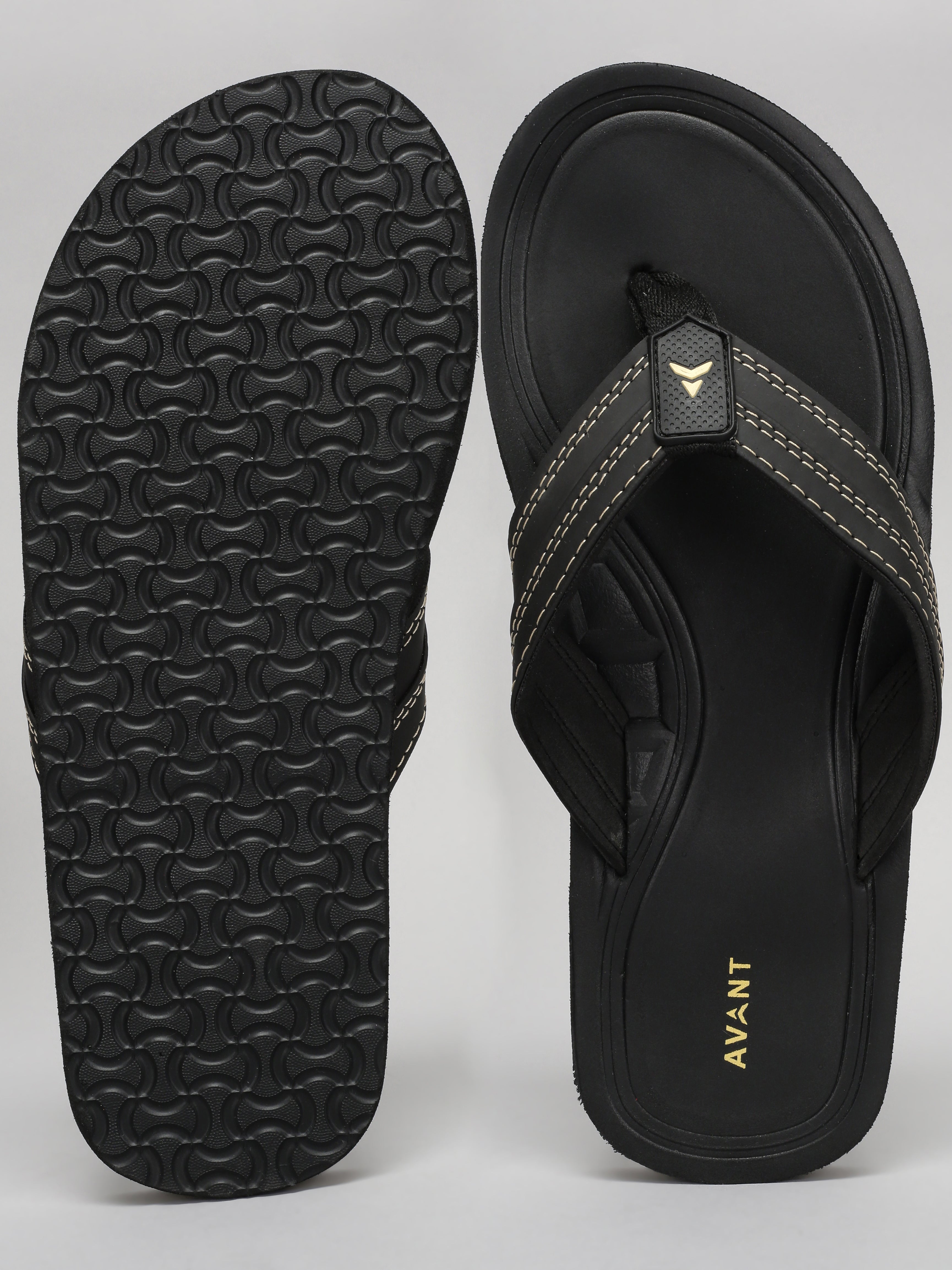 Avant Men's Flint Flip Flops - Black