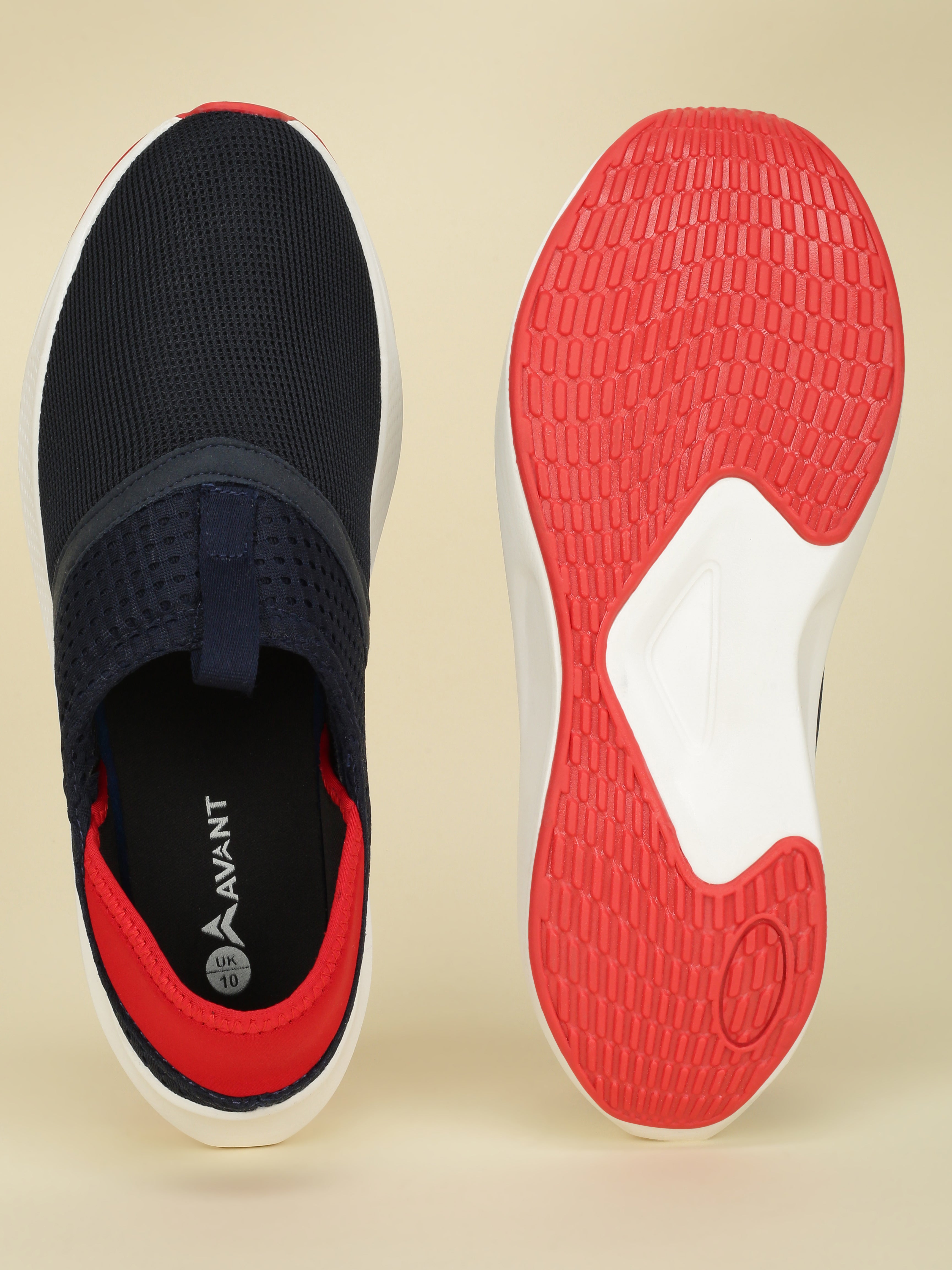 Avant Men's ZeroTie Walking Shoes - Navy