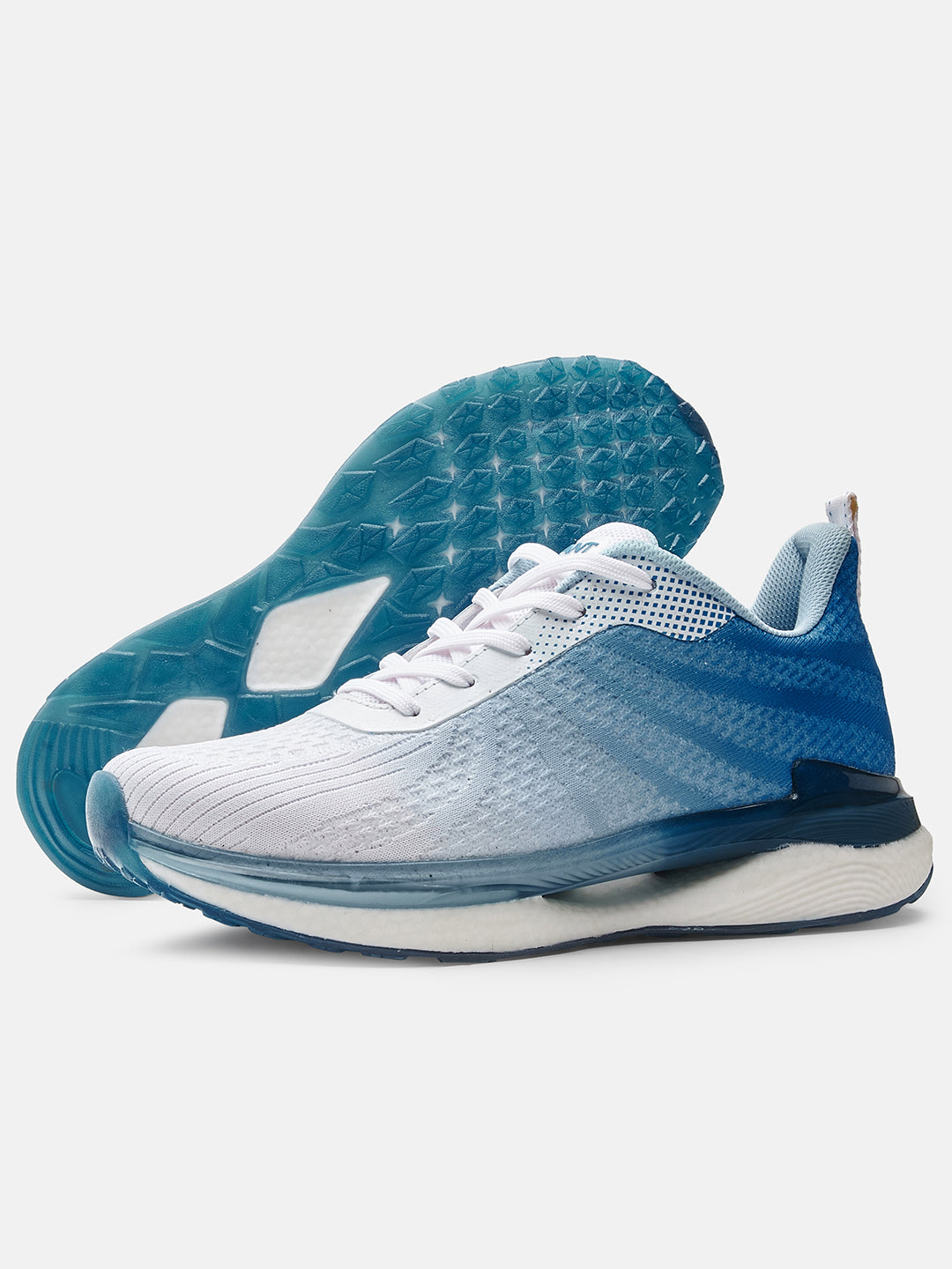 Avant Men's Rainbow Casual Shoes-Blue / White