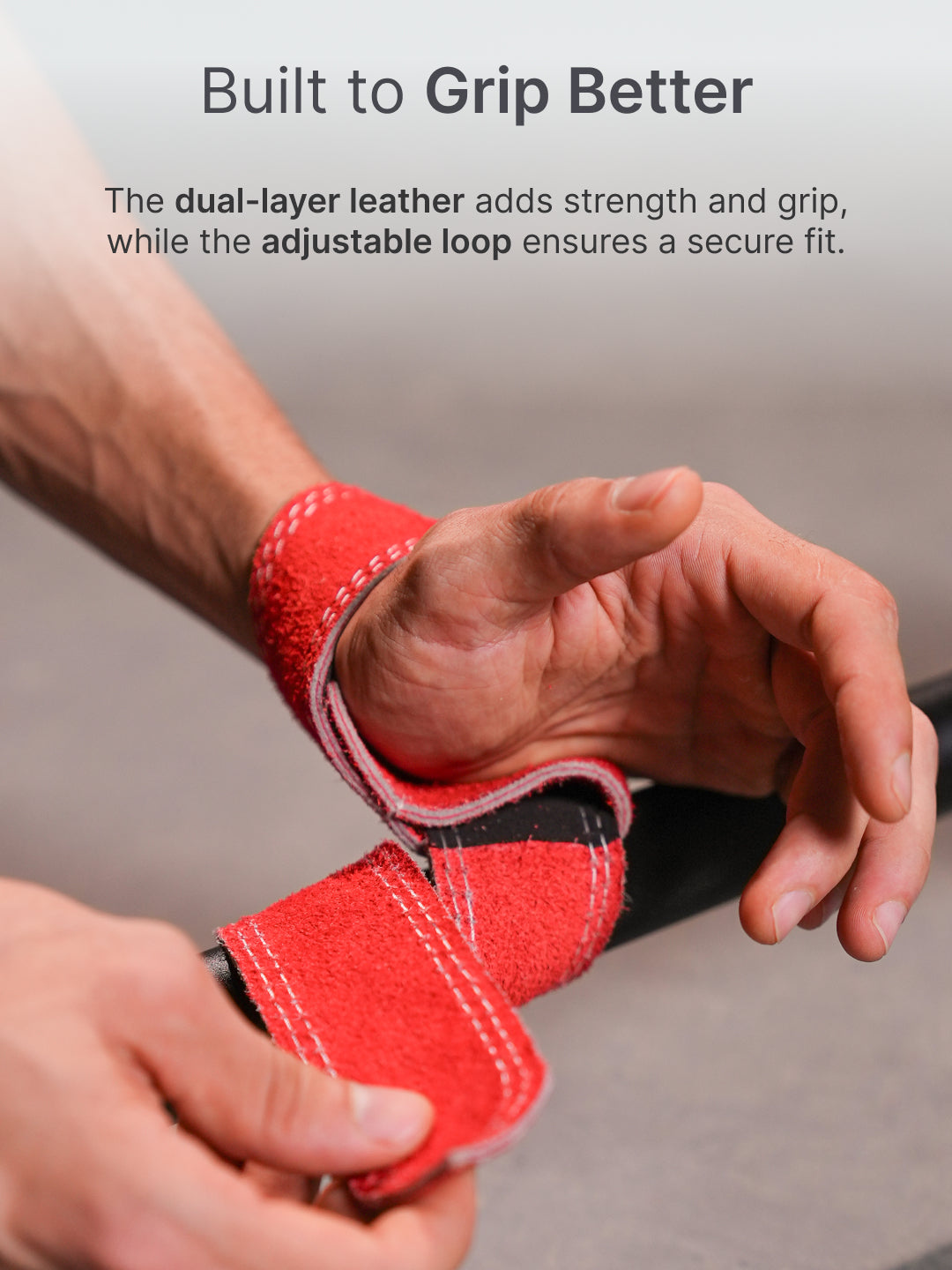 cult Neo Weight Lifting Strap Red Pack of 2