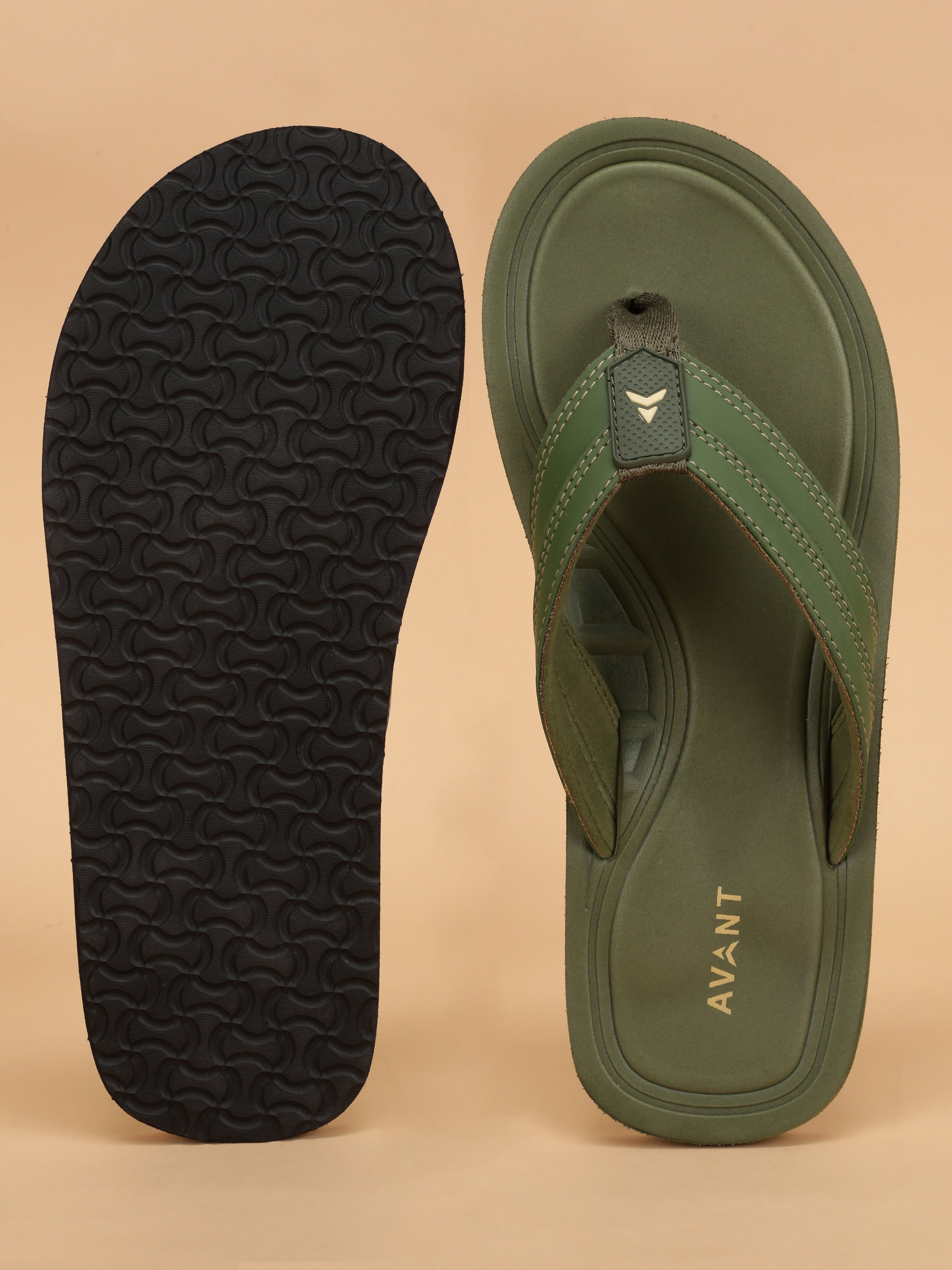 Avant Men's Flint Flip Flops - Olive