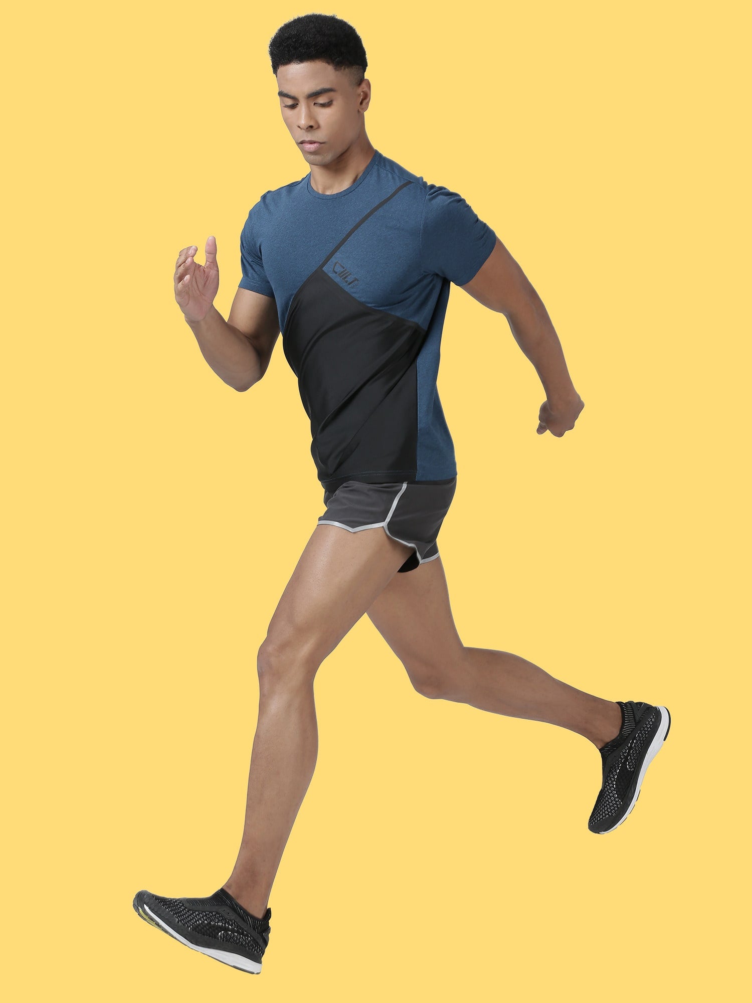 Blakout Upward Teal Slim Tee