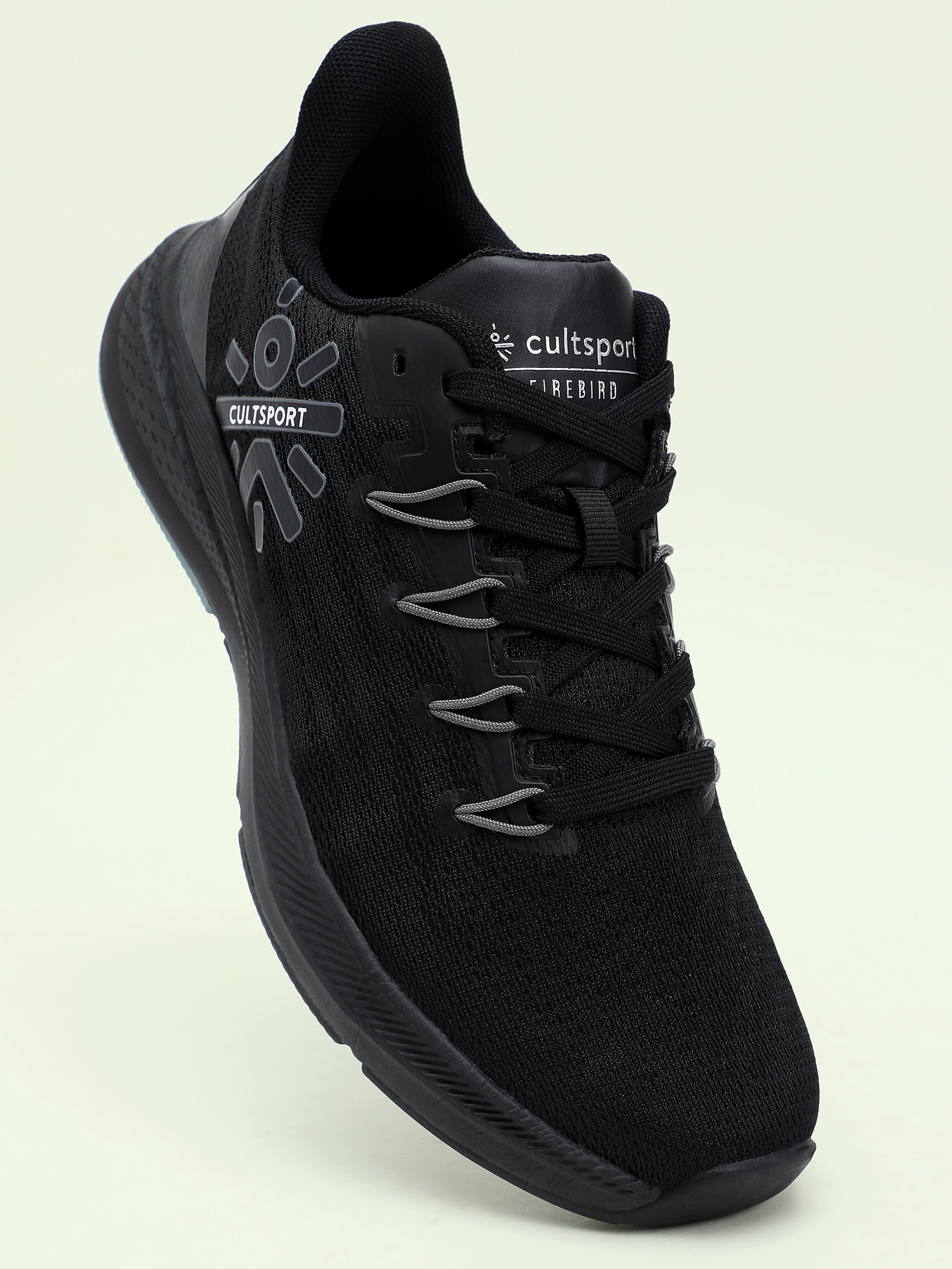 cult Firebird Men Running Shoes - Grey/Black