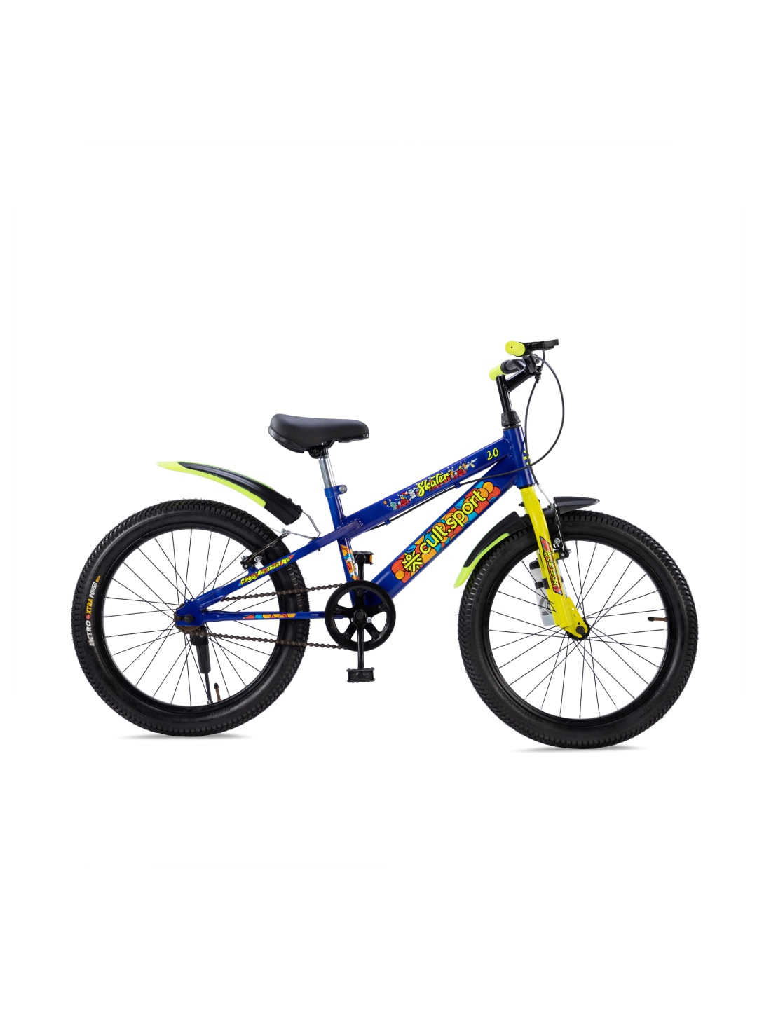 Skater 20T Steel Frame Kids Bike Blue