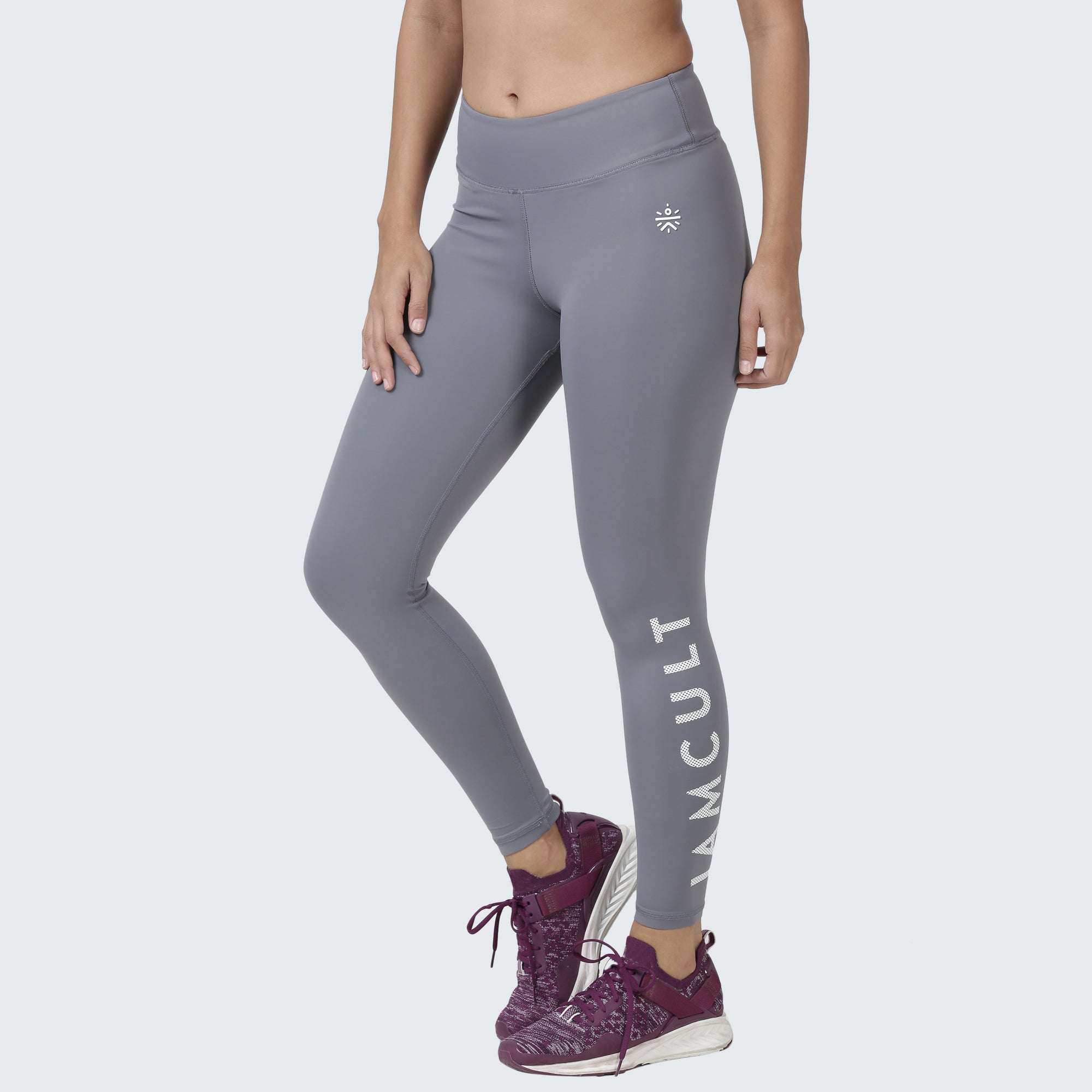 Women's"I Am Cult" Grey Training Leggings