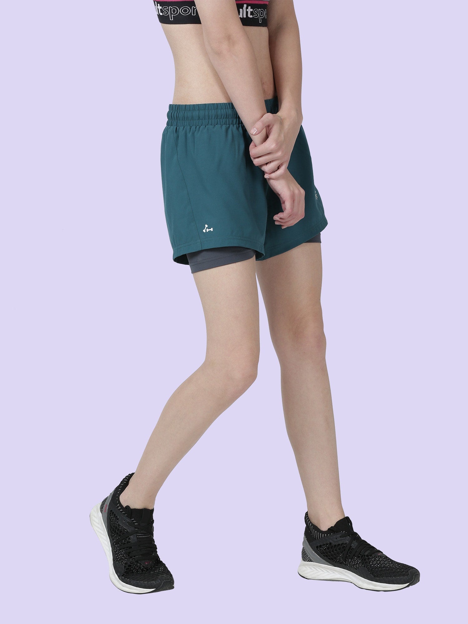 Vital Finish Green Gym Shorts