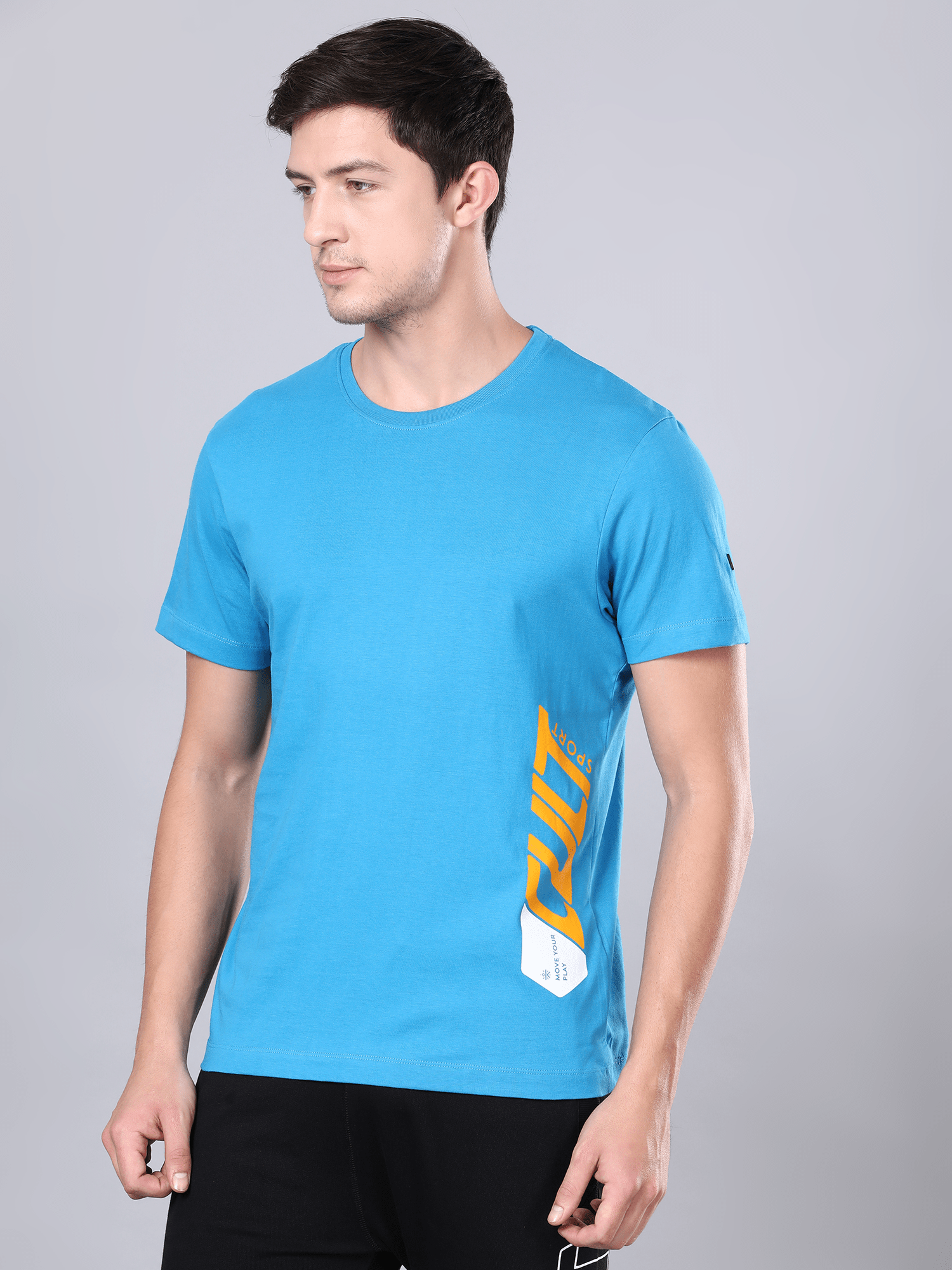 Everydays Haze Blue Cotton Tee
