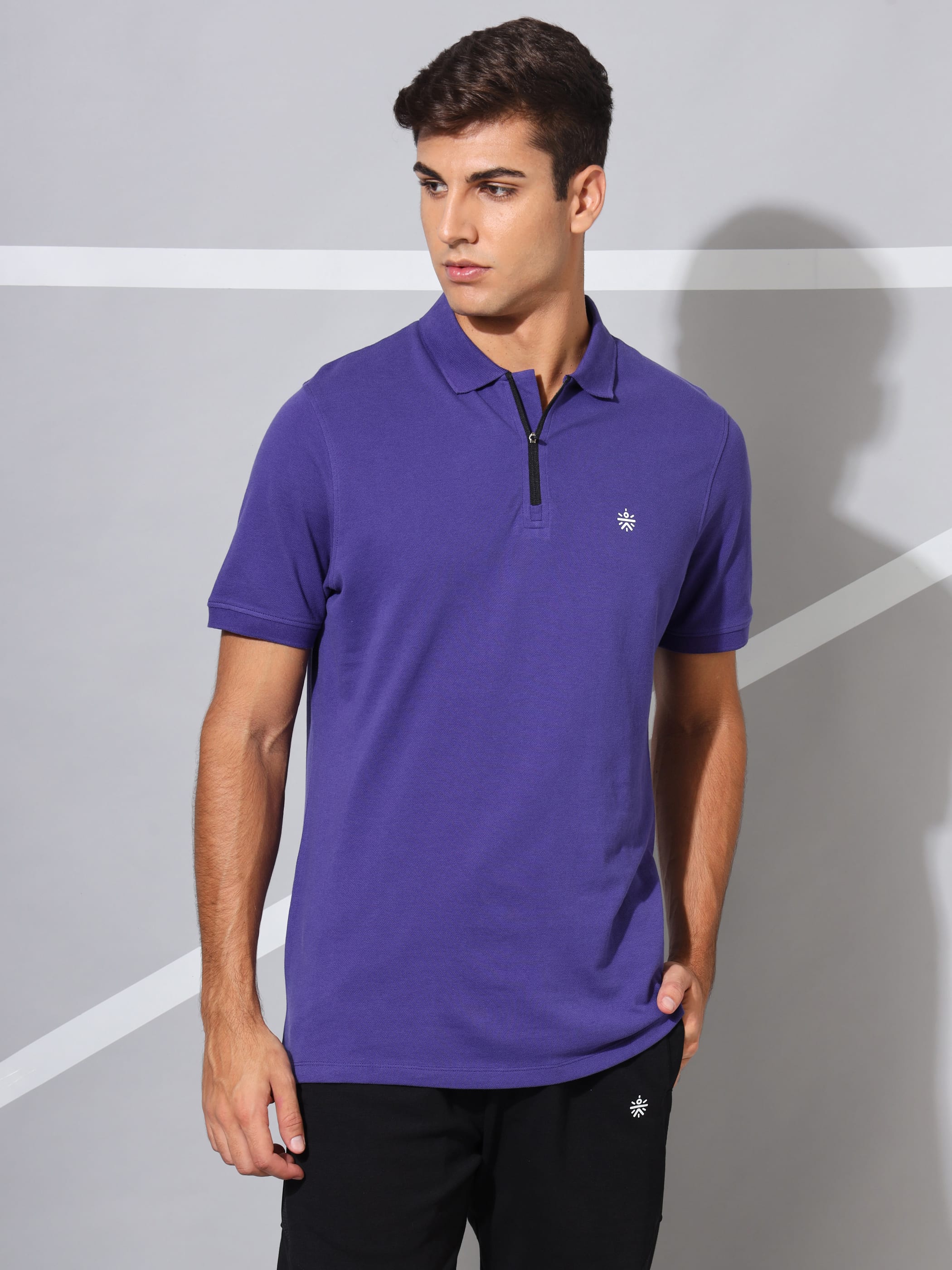 Solid Performance Polo T-shirt