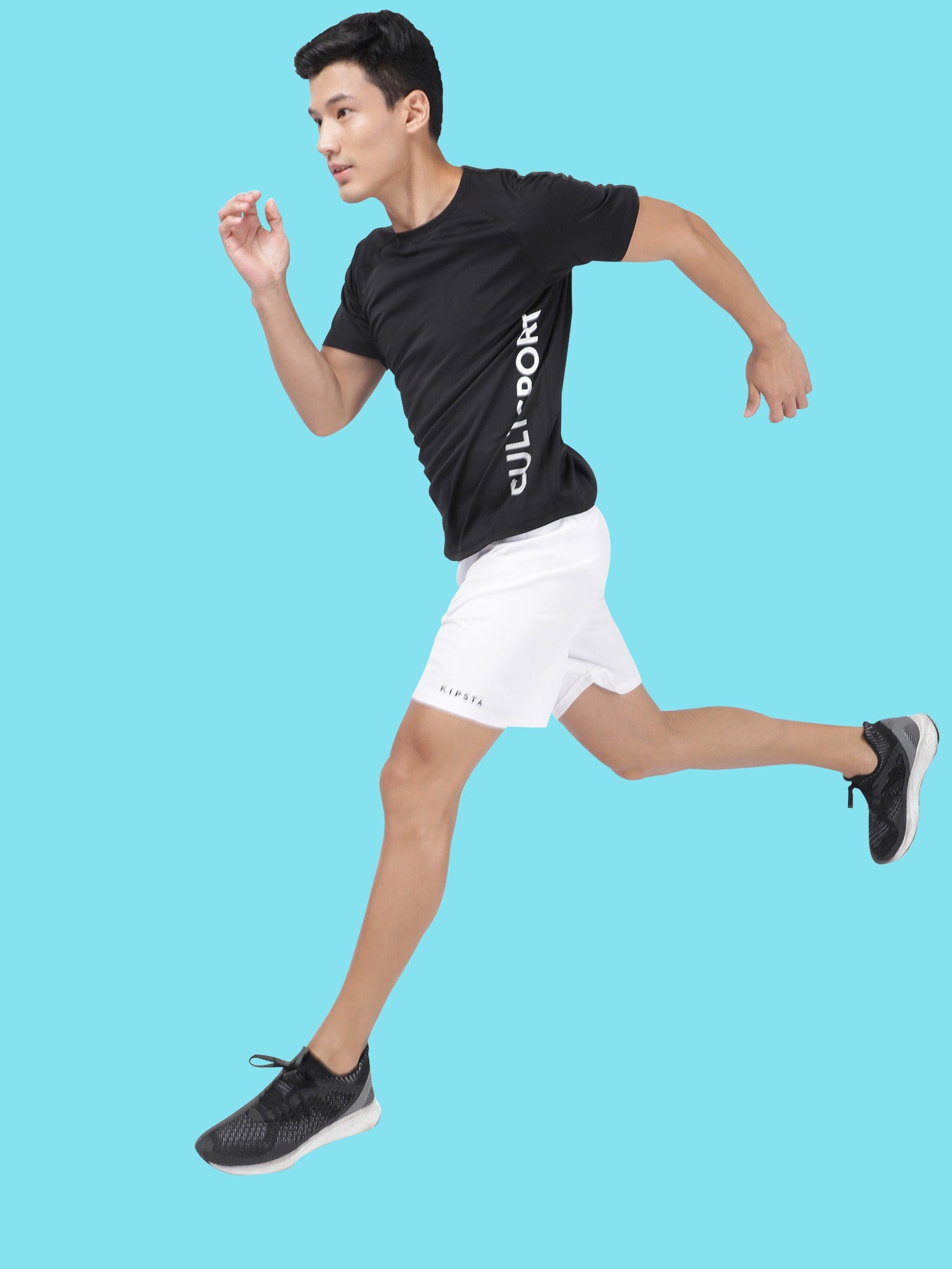 Vital Signature Black Running Relaxed Tee
