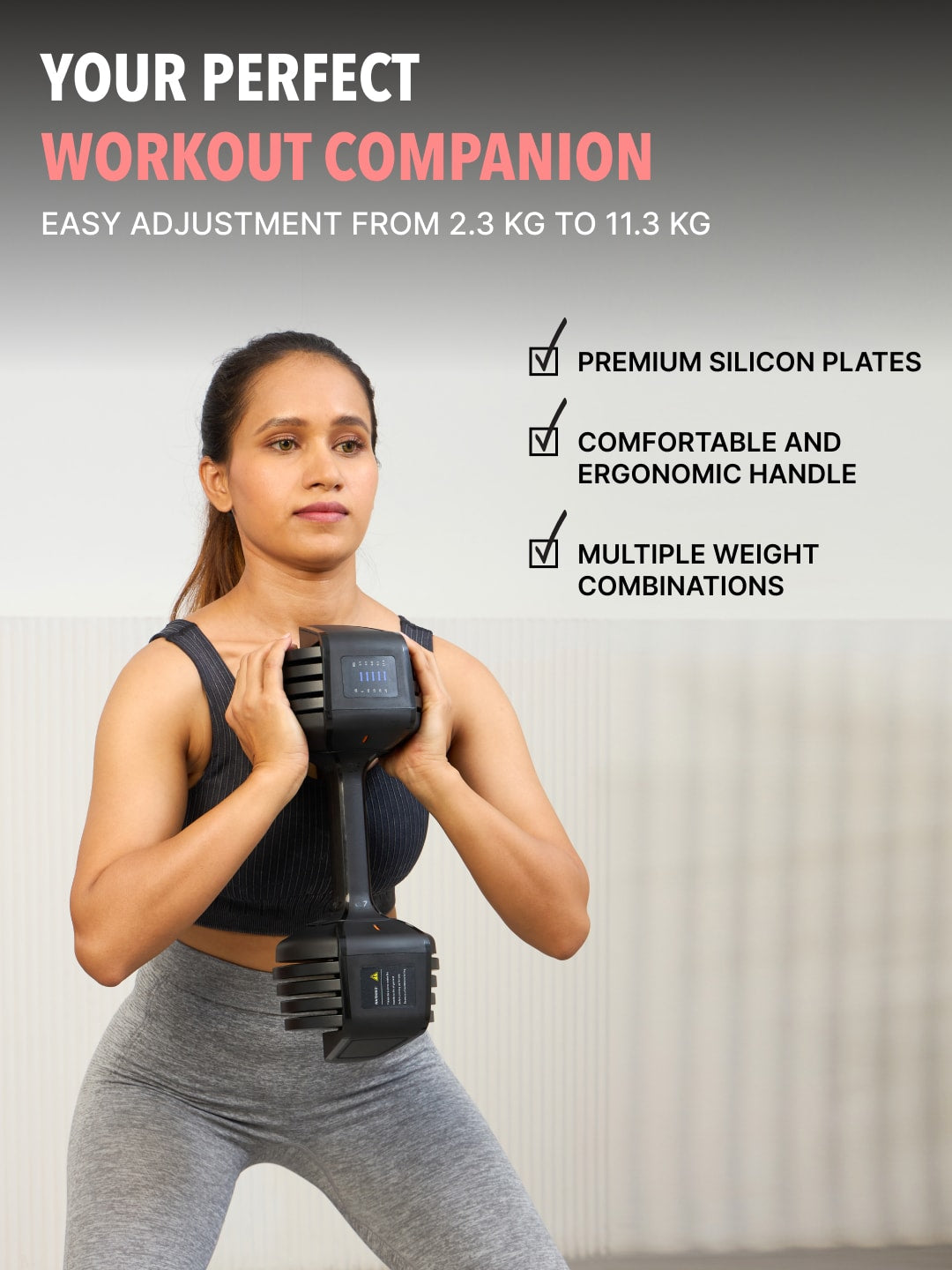 Divo Adjustable Dumbbell (Pack of 1) for Men & Women for Fitness and Home Workout, Adjustable Dumbbell 11.3 KG. (6 months extended warranty only on Cultsport.com)