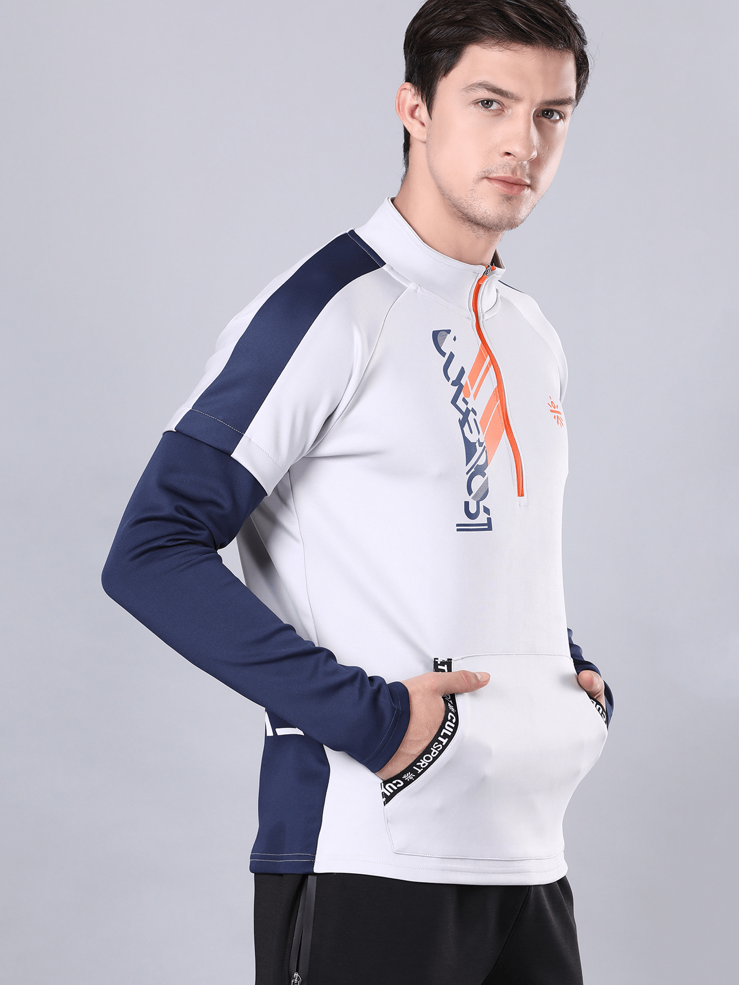 Blaze Navy and white Sweatshirt