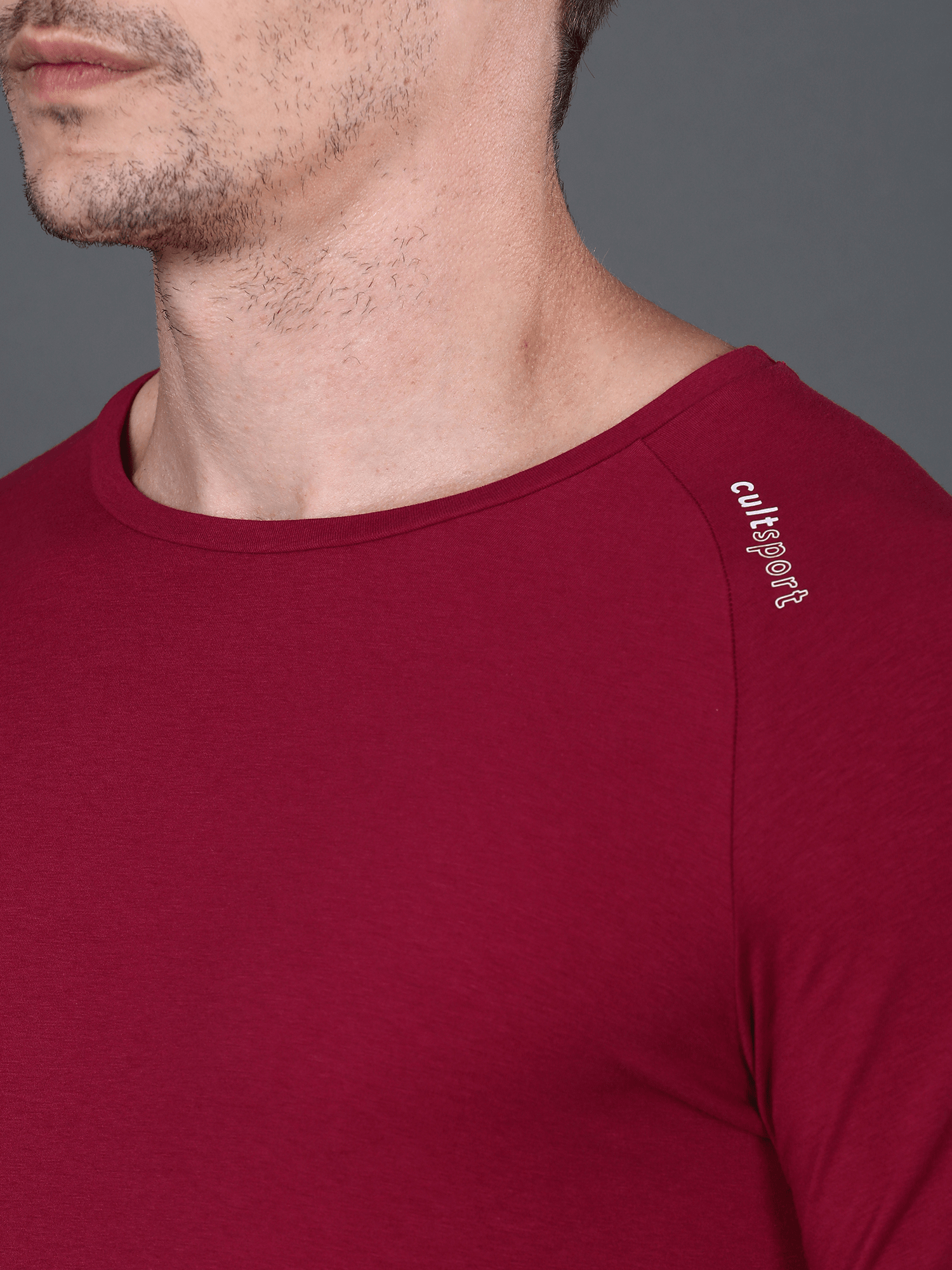Bamboo Class Burgundy Casual Tee