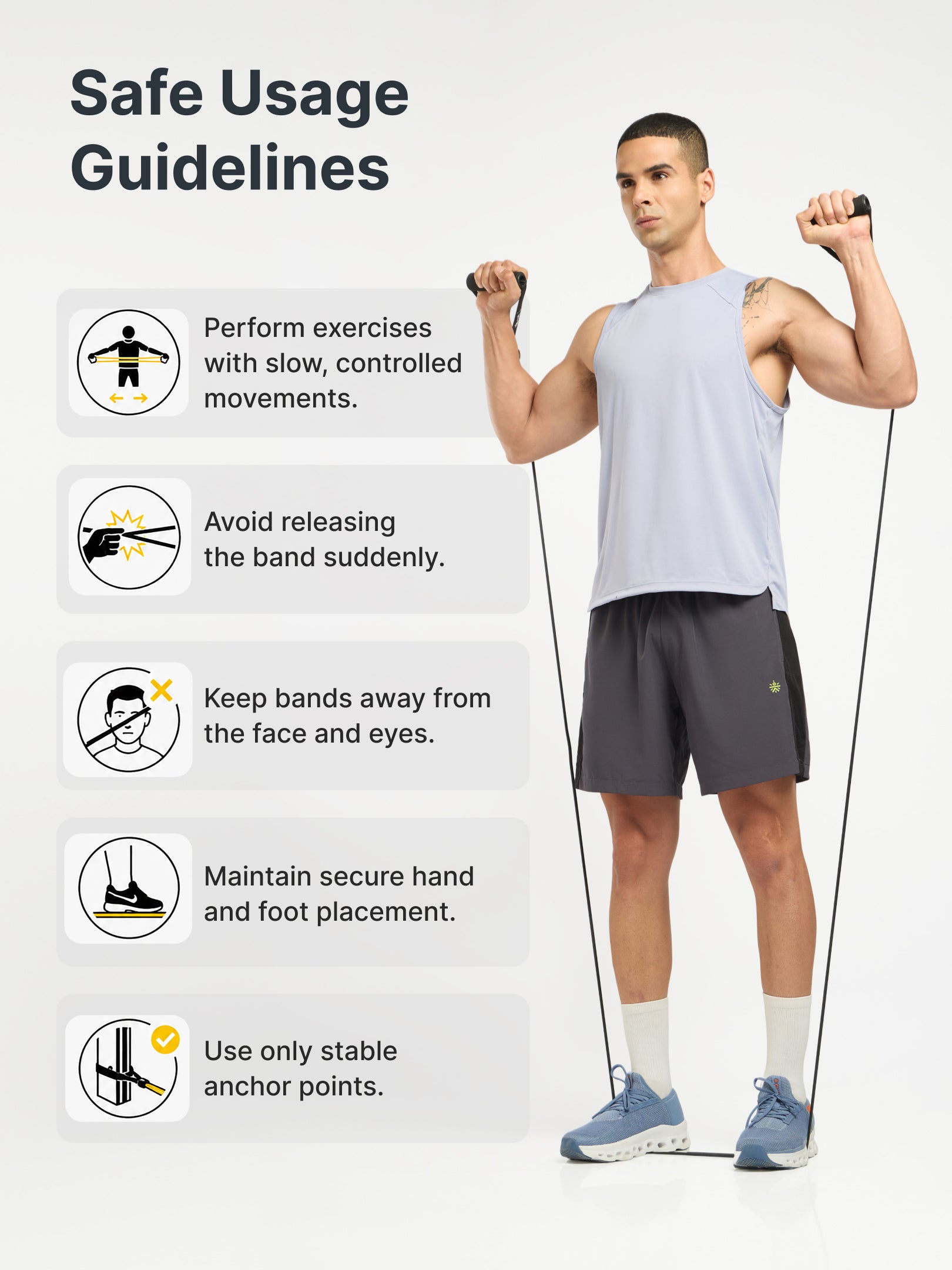 Cult Toning Tube for Exercise & Stretching with Foam Handles, Door Anchor | Resistance Band Suitable for Home & Gym Workout for Men & Women | Extra Heavy Resistance 15-18 Kgs, Black