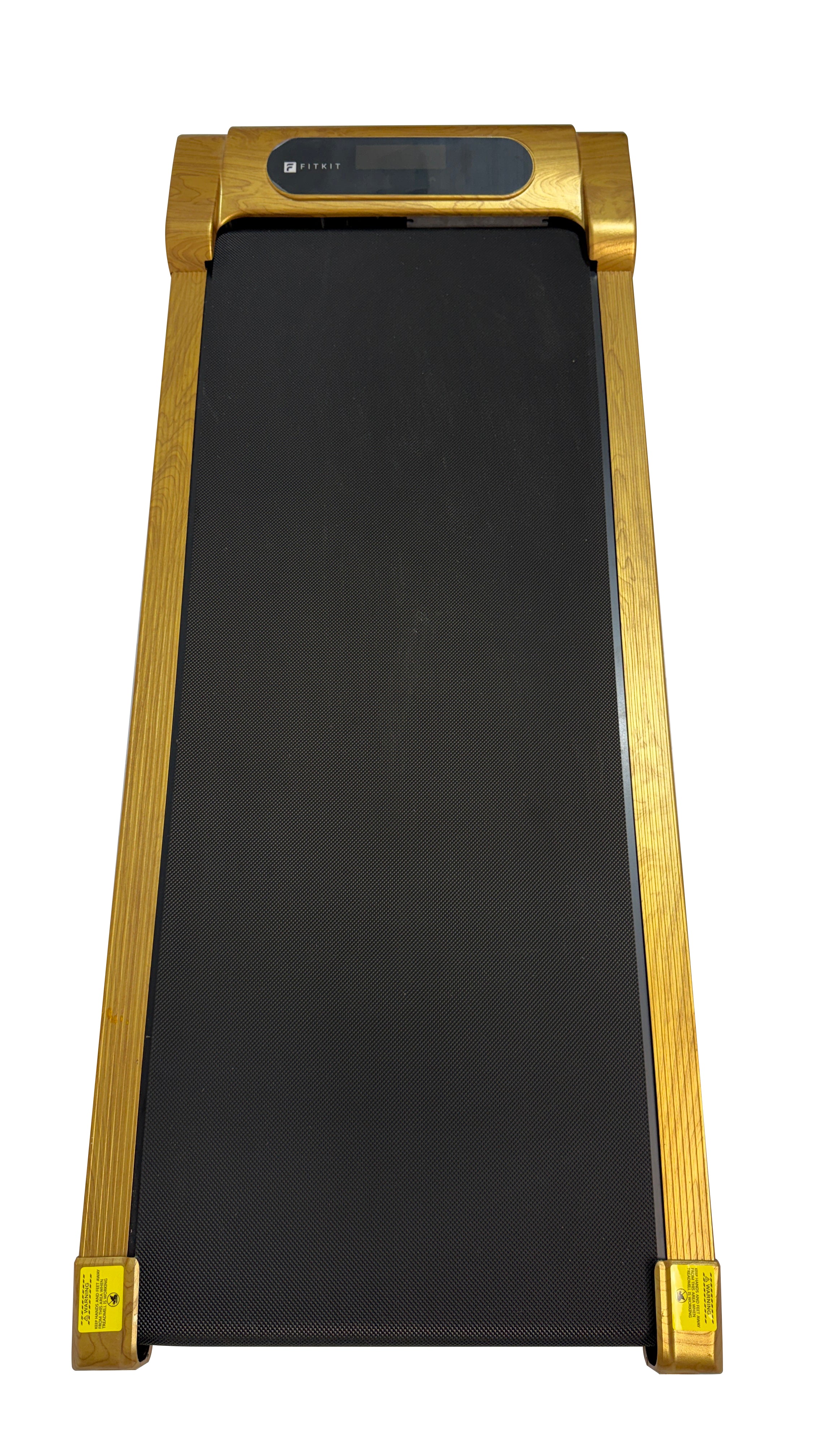 Fitkit by Cult Walking Lite Walking Pad (BLDC 3.5HP Peak Power) Compact & Foldable Under Desk DC Motor Treadmill | Max Weight: 120kg | Home use with Remote Control (Brown)