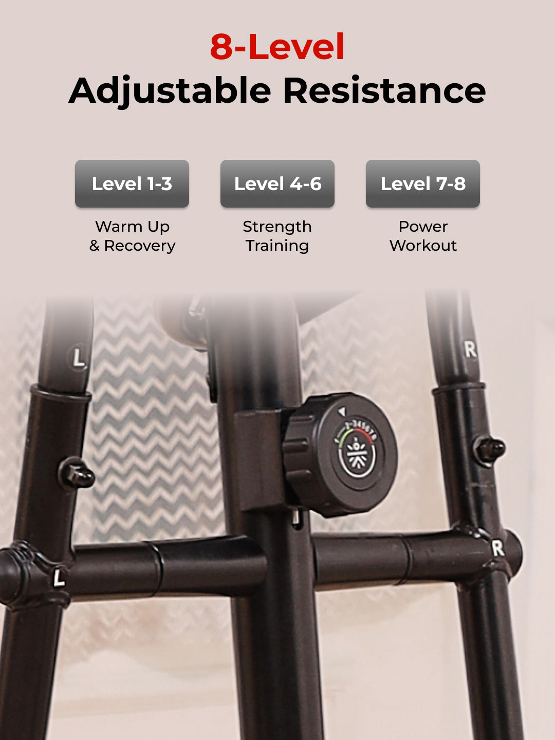 Smartcross Bern Elliptical Cross Trainer | 2kg Flywheel | Max Weight-120kg | 8 Level Magnetic Resistance (with 6 months extended warranty)