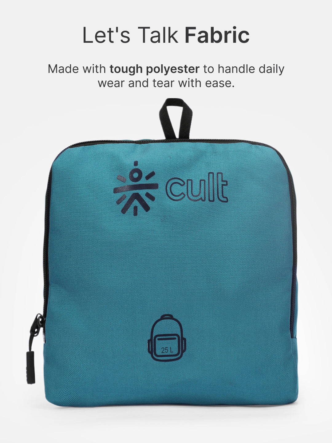 cult Foldable Backpack  25L Teal