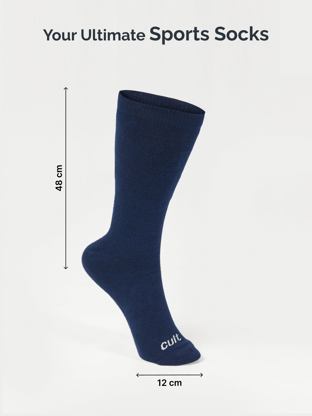 cult Compression Socks Navy Unisex