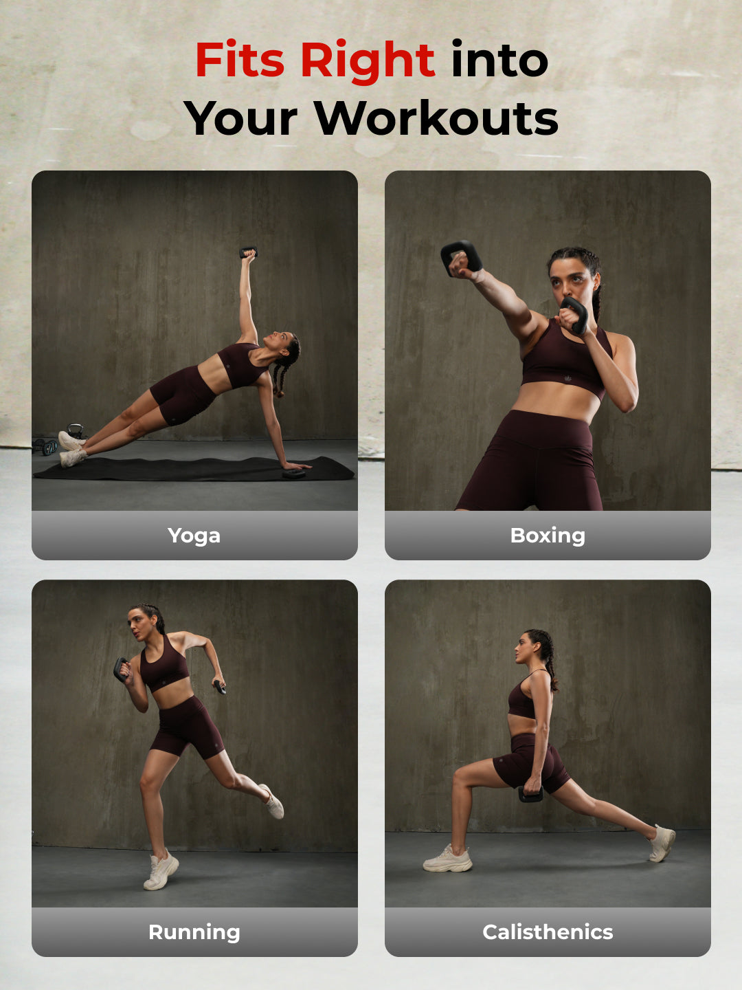 Cult UniFlex 2Kg x 2 Neoprene Hand Dumbbells | Anti-Slip Weights for Aerobics & Home Workouts