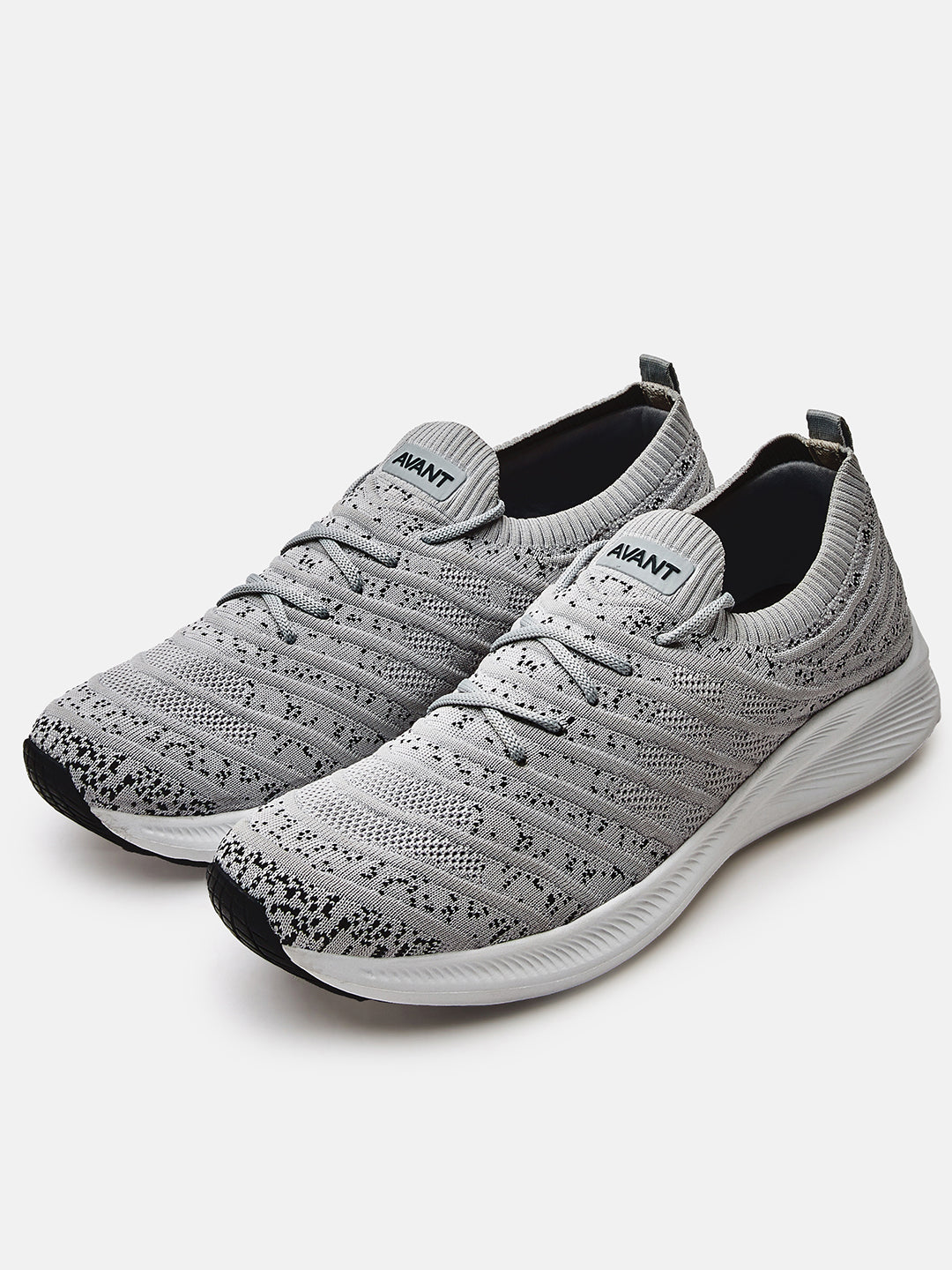 Avant Men's Zebra Slip-On Running Shoes - L.Grey