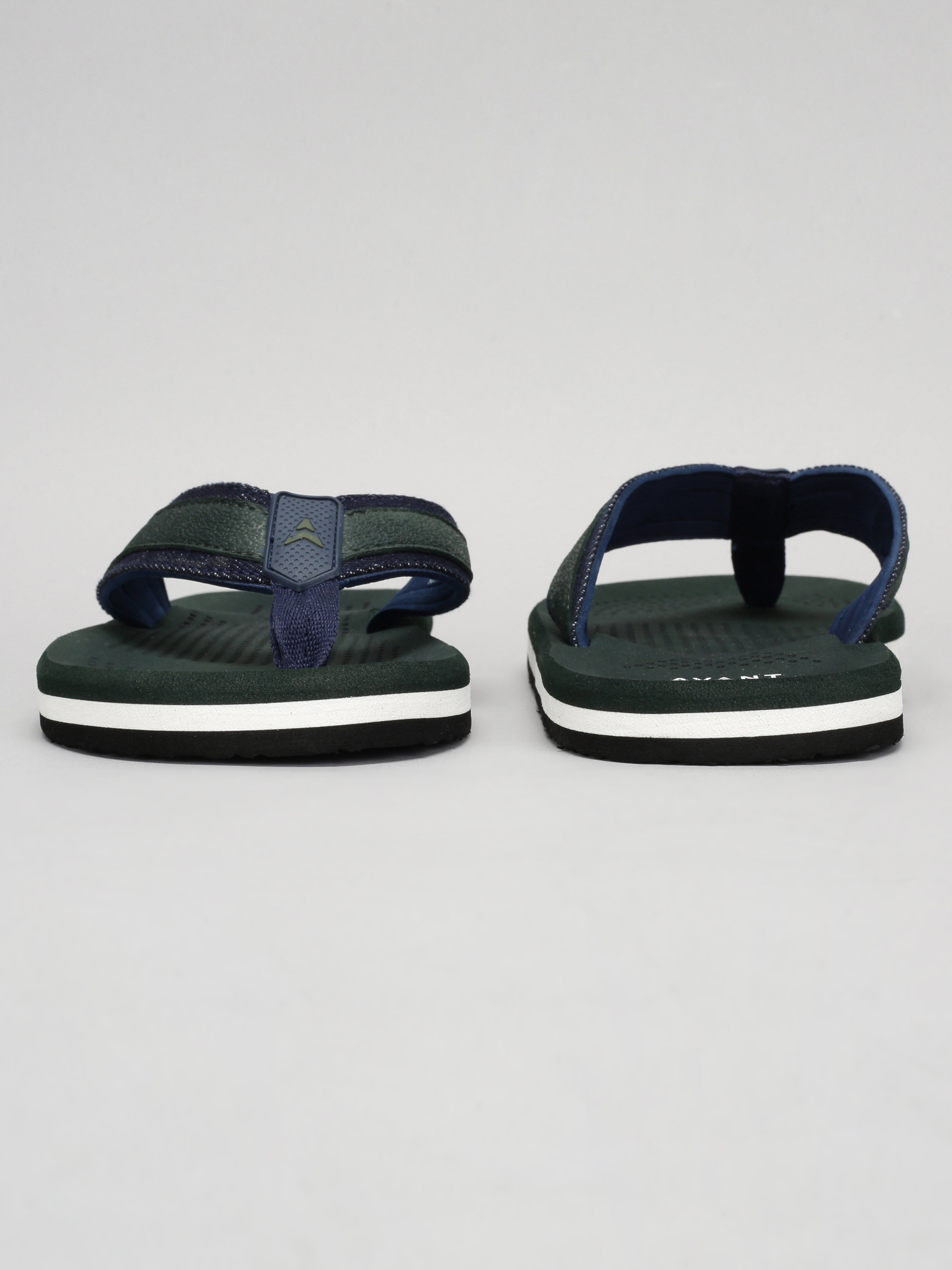 Avant Men's Brook Flip Flops - Green/Navy