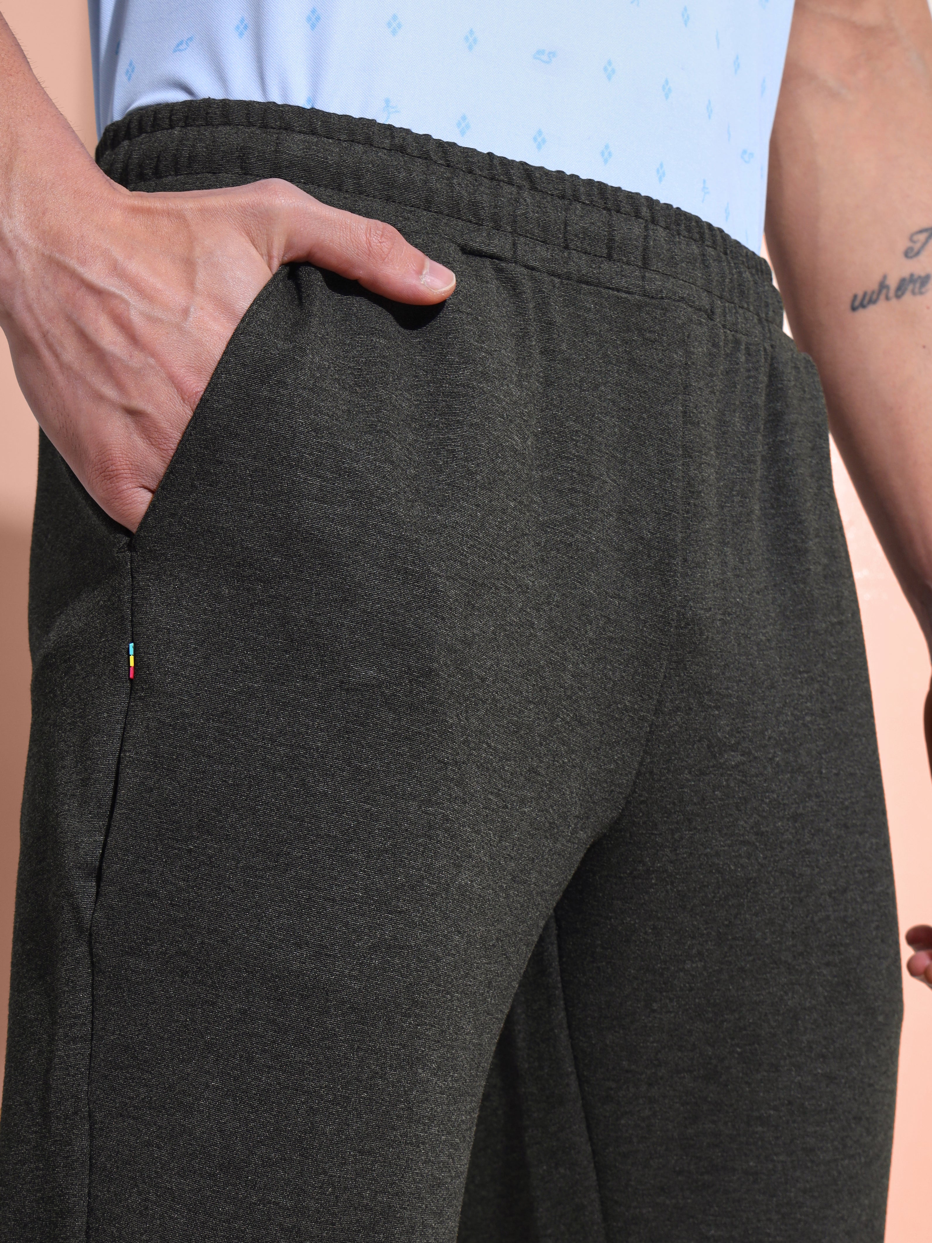 Graphic Print Work to Play Comfort Joggers