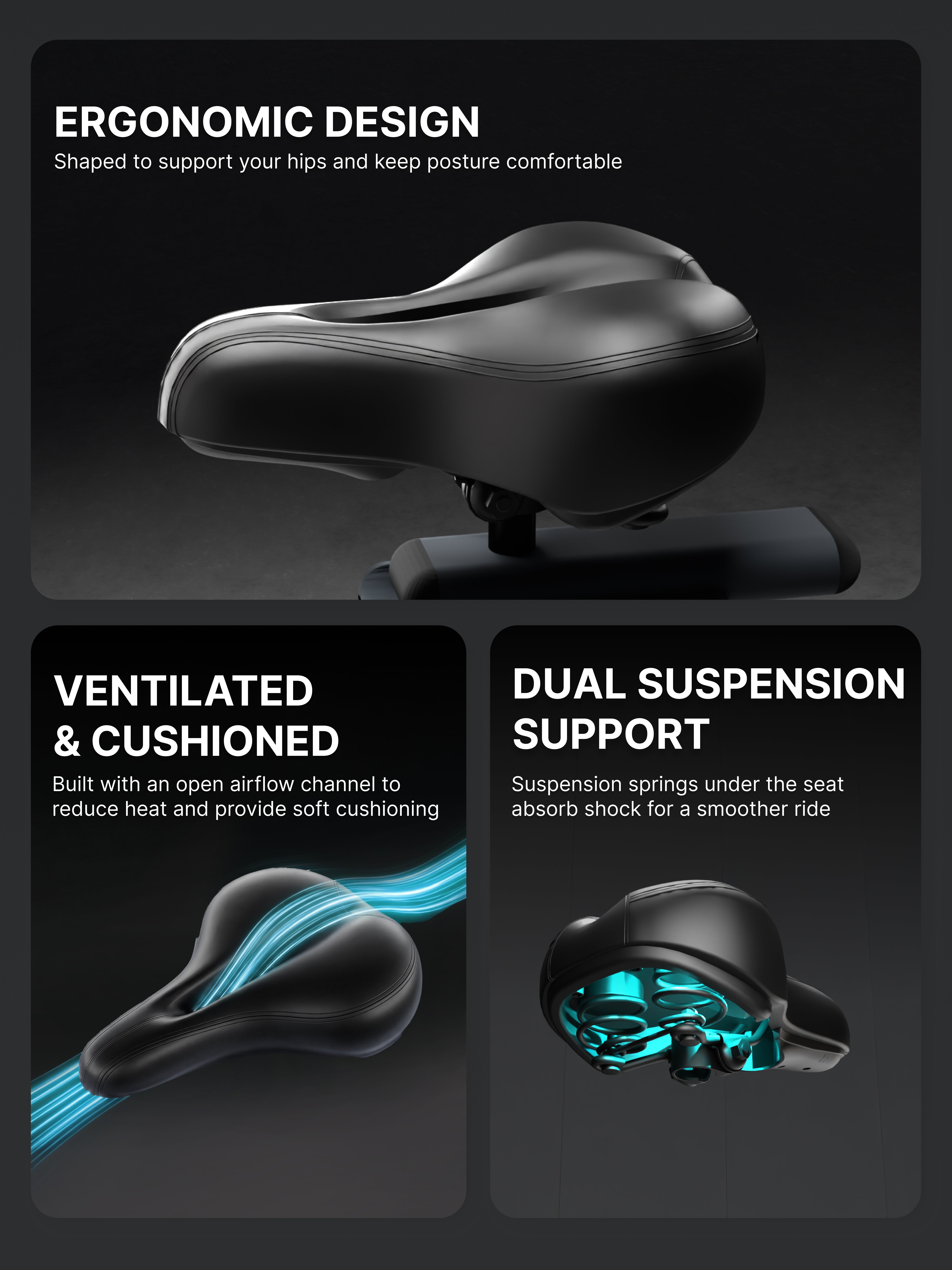 Fitkit by Cult FK7004 Premium Magnetic Spin Bike | 130kg Support | Stepless Resistance & 8kg Flywheel | LCD Display with Heart-Rate Tracking | Tablet Holder | Smooth & Silent Ride for Home Fitness