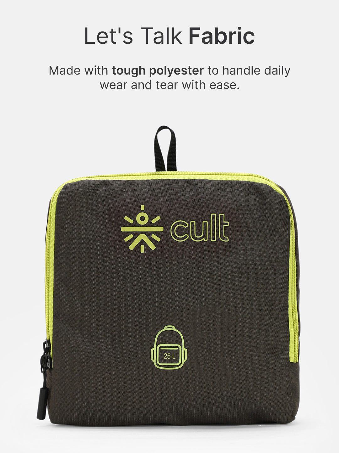 cult Foldable Backpack  25L Olive